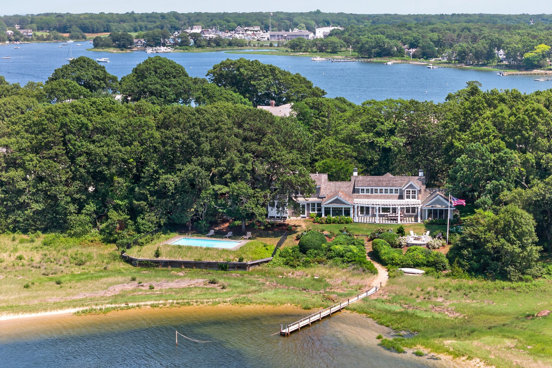 Exquisite Waterfront Estate on Oyster Harbors