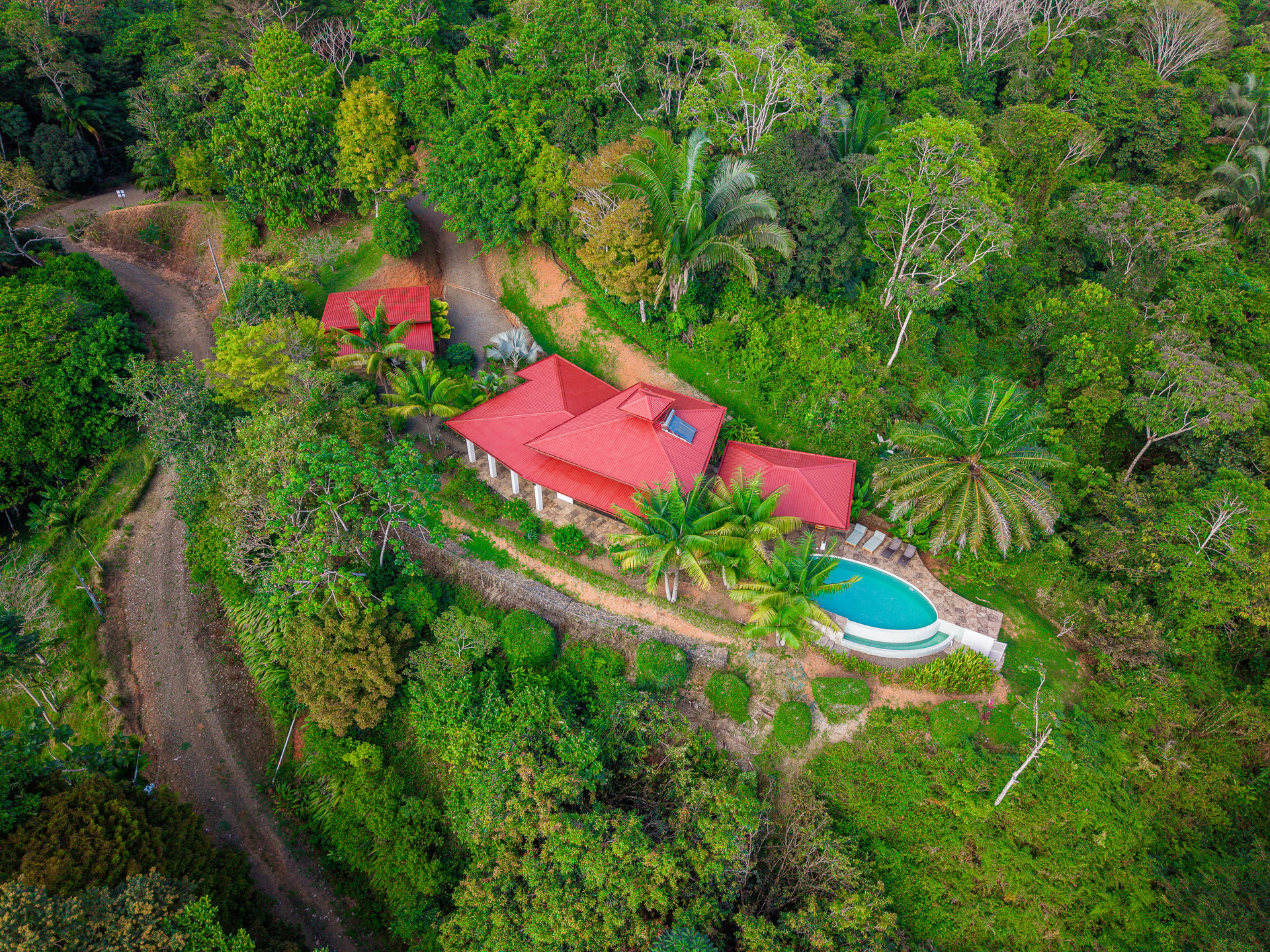 Sunset Ocean View Home on 2.6 Acres Platanillo
