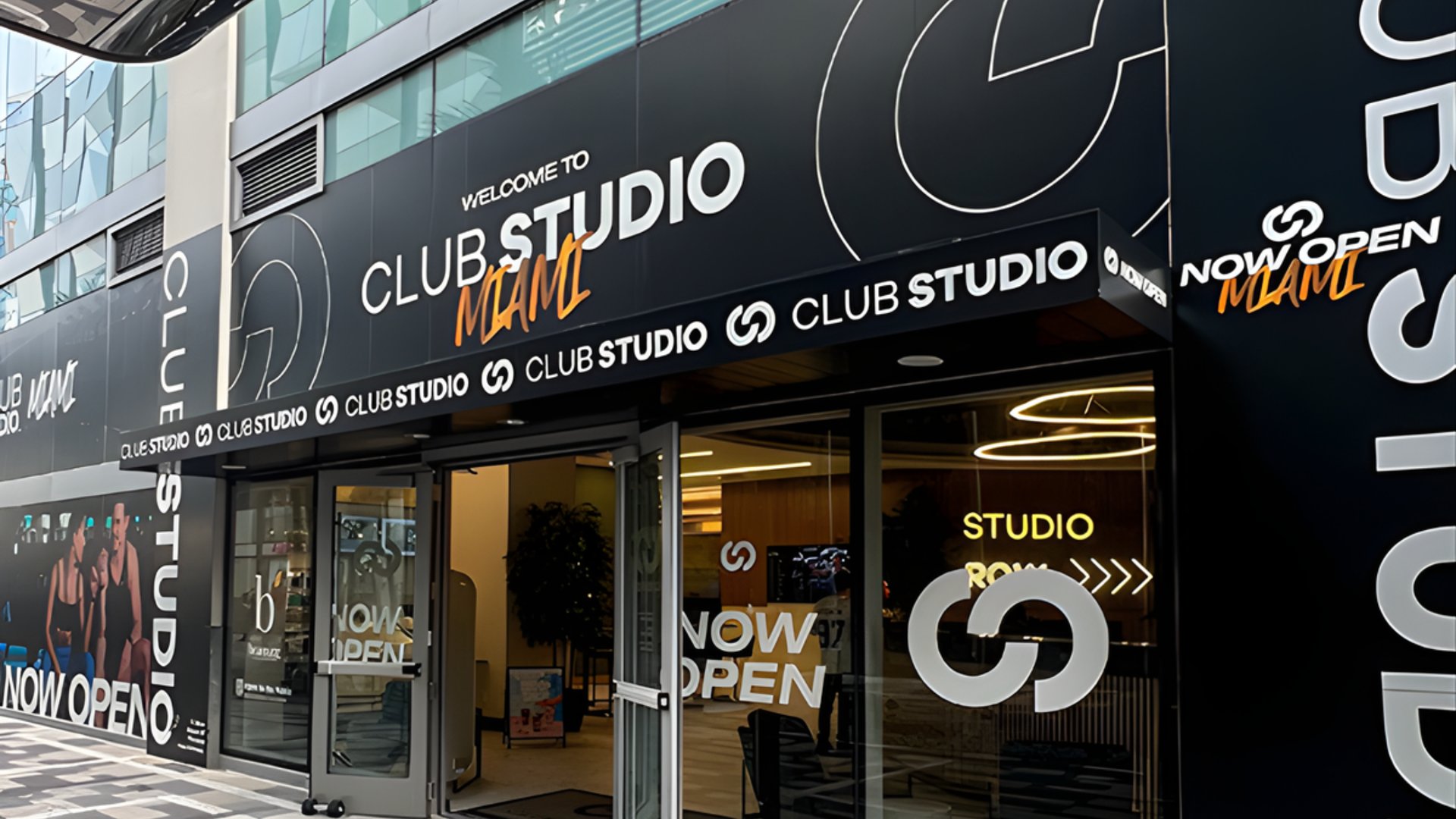 Club Studio Miami exterior entrance with 