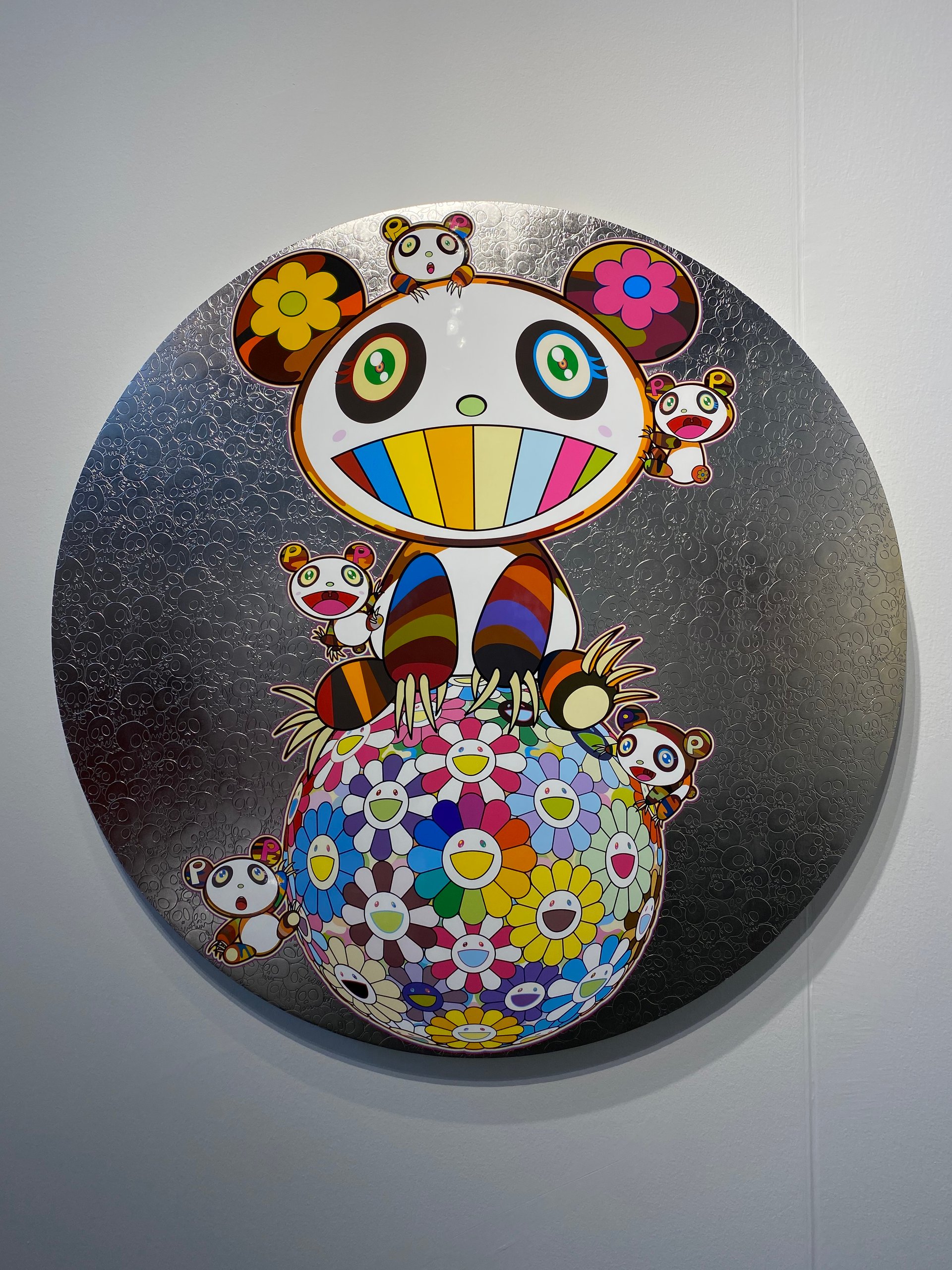 Takashi Murakami circular painting 