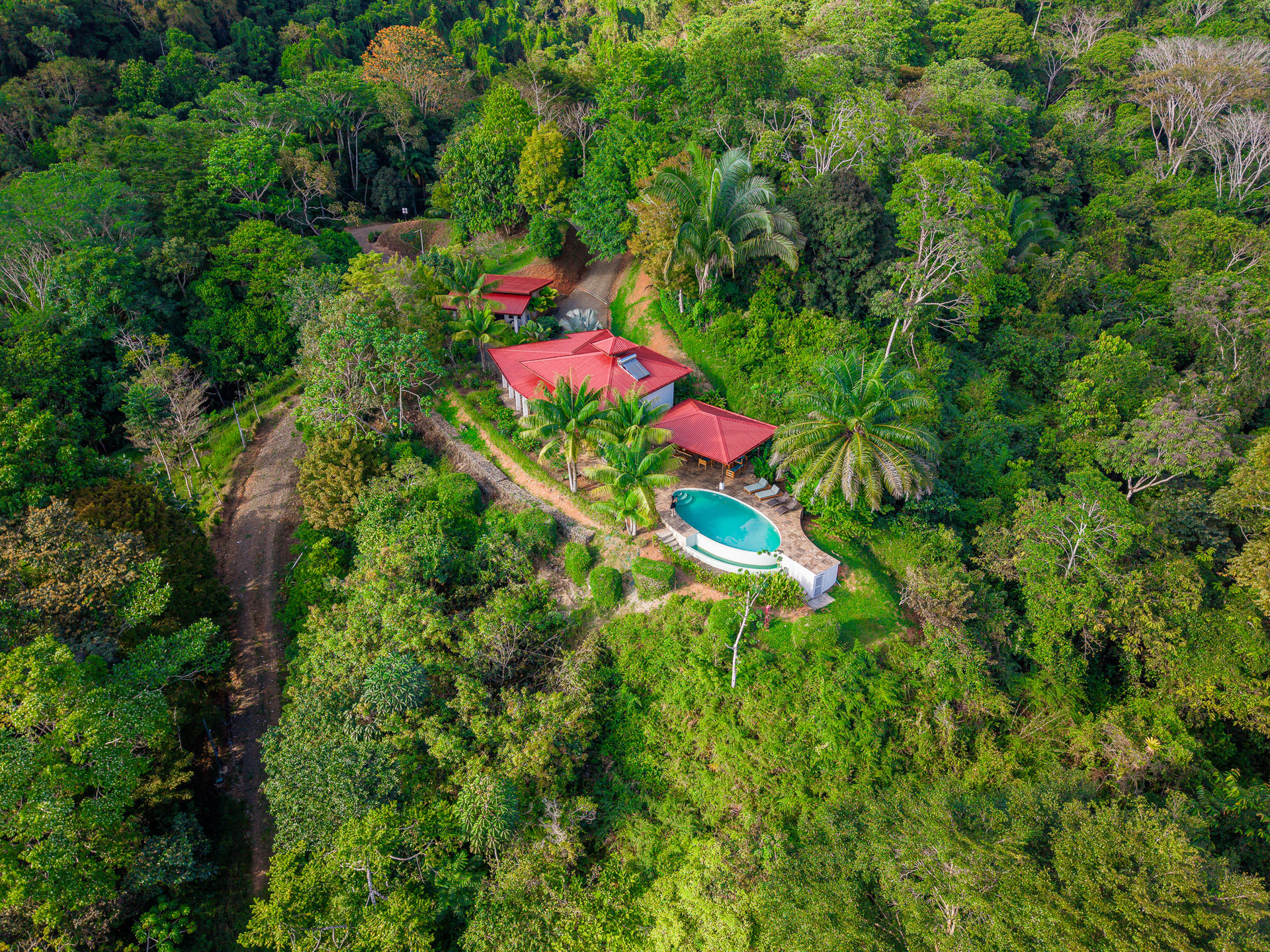 Sunset Ocean View Home on 2.6 Acres Platanillo