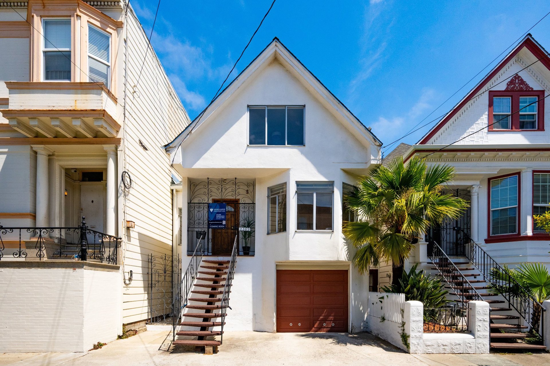 2269 Bryant Street, a rare 3-bedroom single-family home with garage in the Mission District, San Francisco