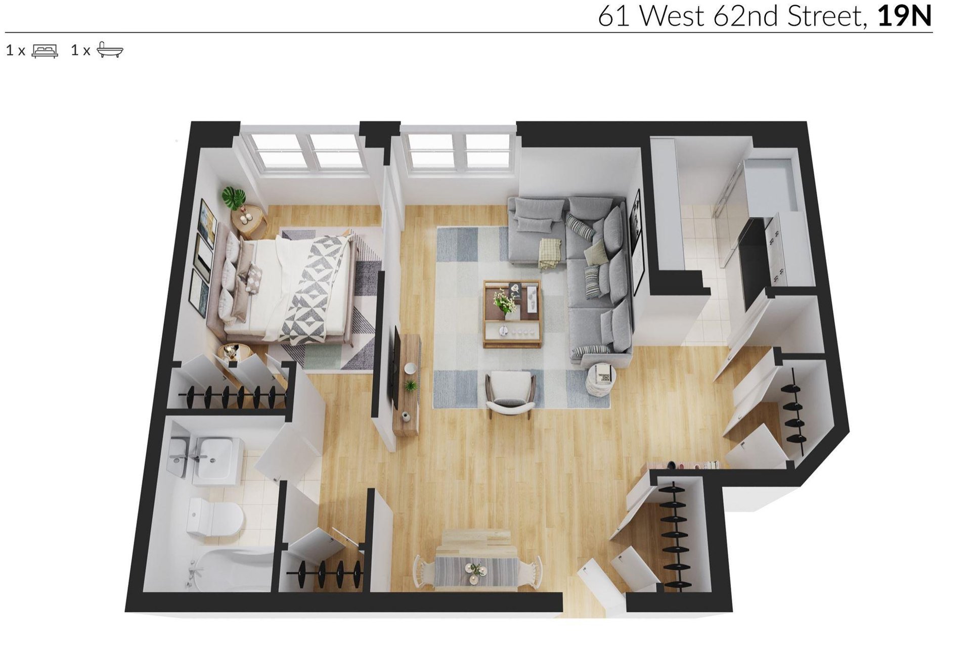 61 West 62nd Street, Apt 19-N