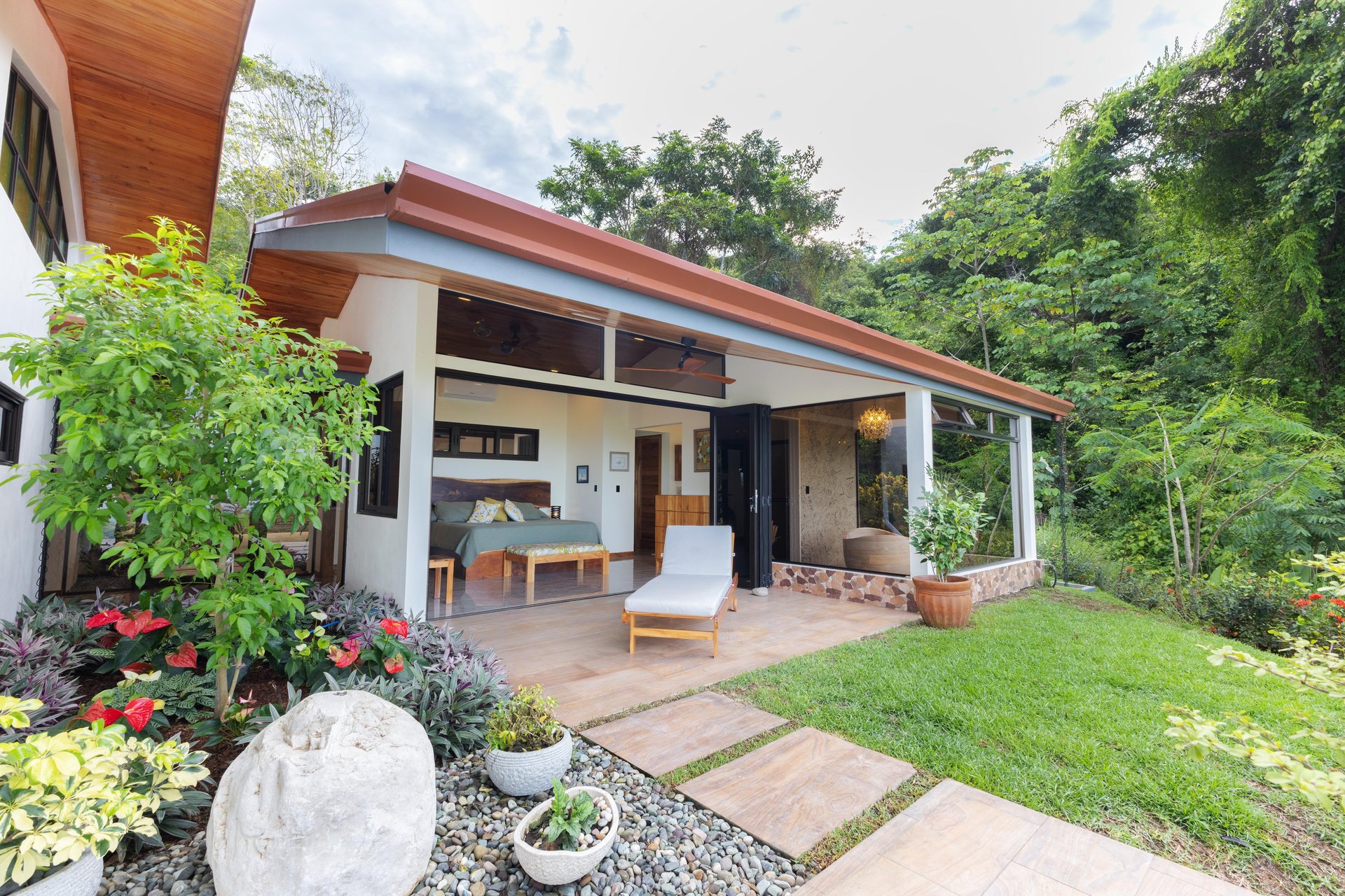 “NESTLED IN” LUXURY HOME AND GUEST HOUSE – A MOUNTAIN SANCTUARY – 3.4 ACRES