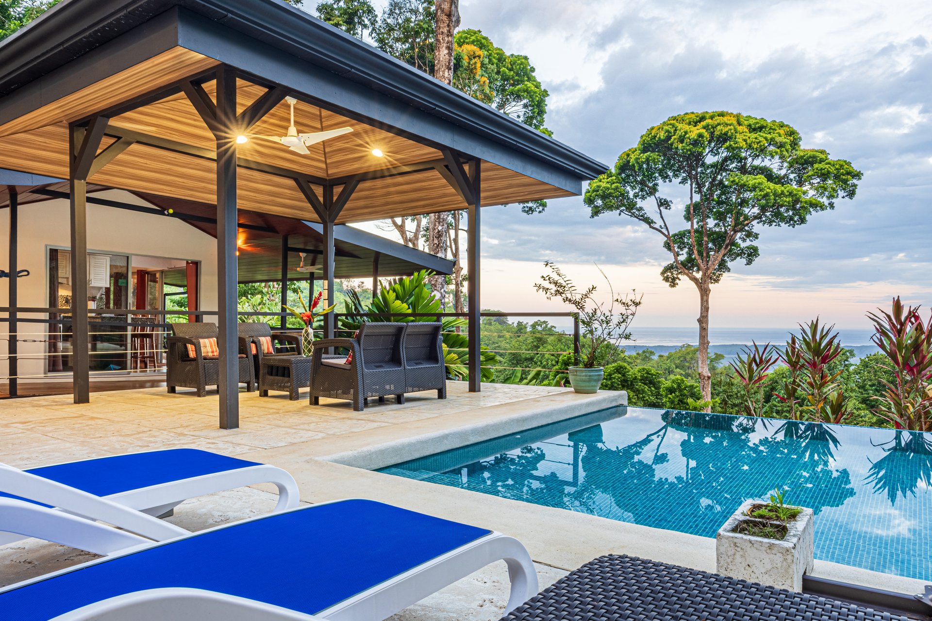 Casa OdiSea – Private Ocean View Estate with Waterfall Access in Portasol, Costa Rica