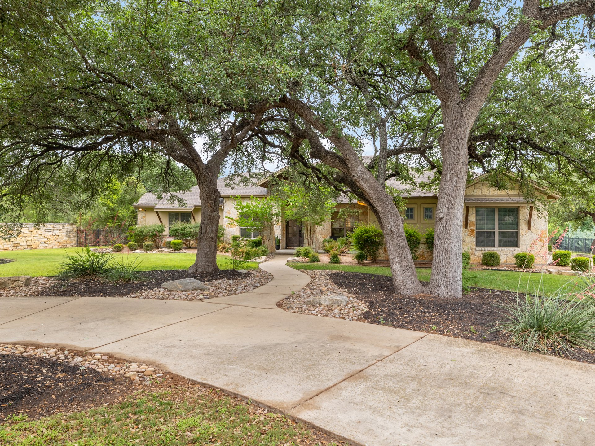 Private 1-Acre Retreat in Beltorre | Single-Story Gem w/ Dual Islands + Outdoor Fireplace