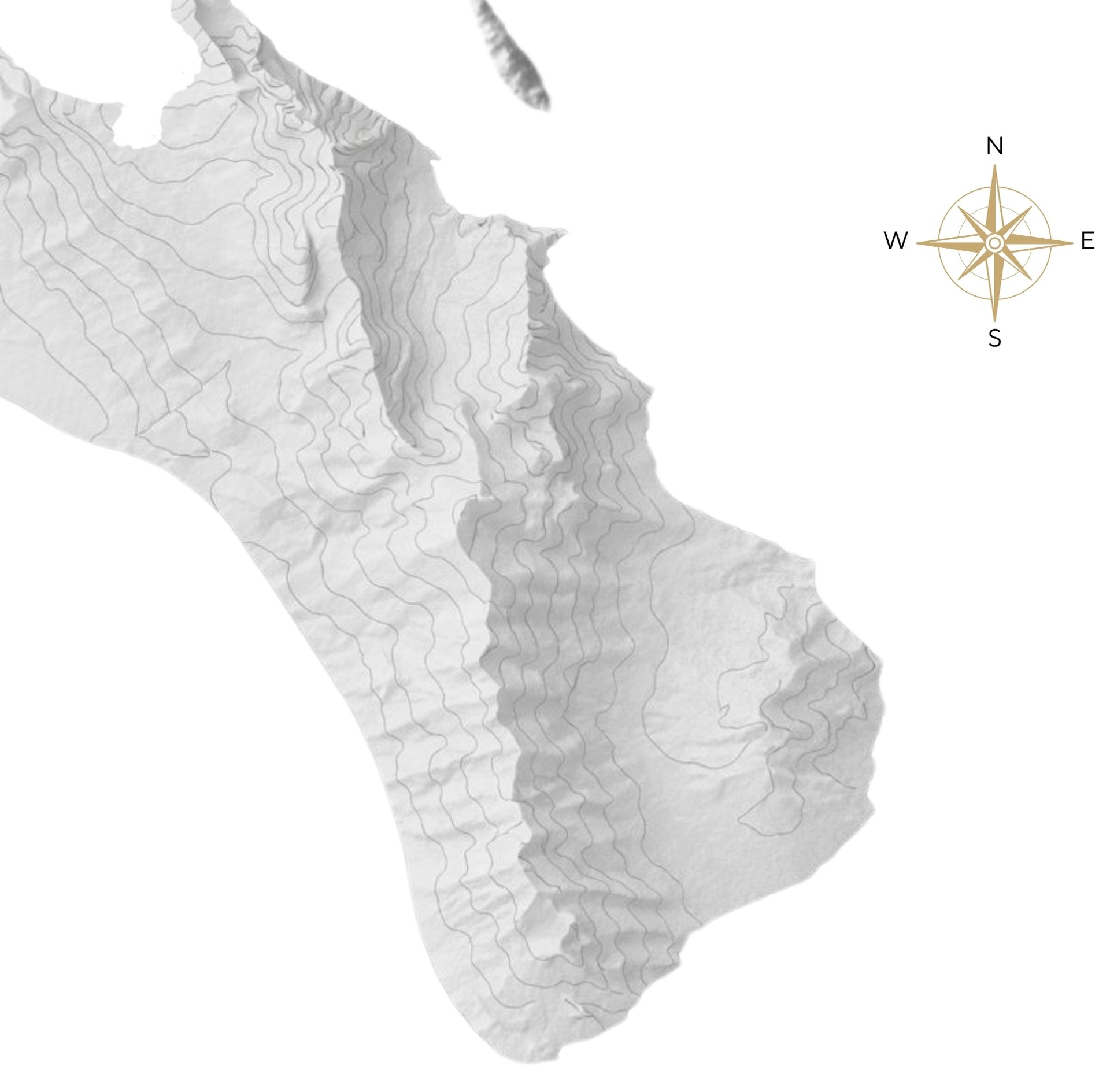 Topographic map of Baja California Sur showing H1 2026 real estate sales totals, volume, and year-over-year change for Cabo San Lucas, San Jose del Cabo, Pacific, East Cape, and La Paz