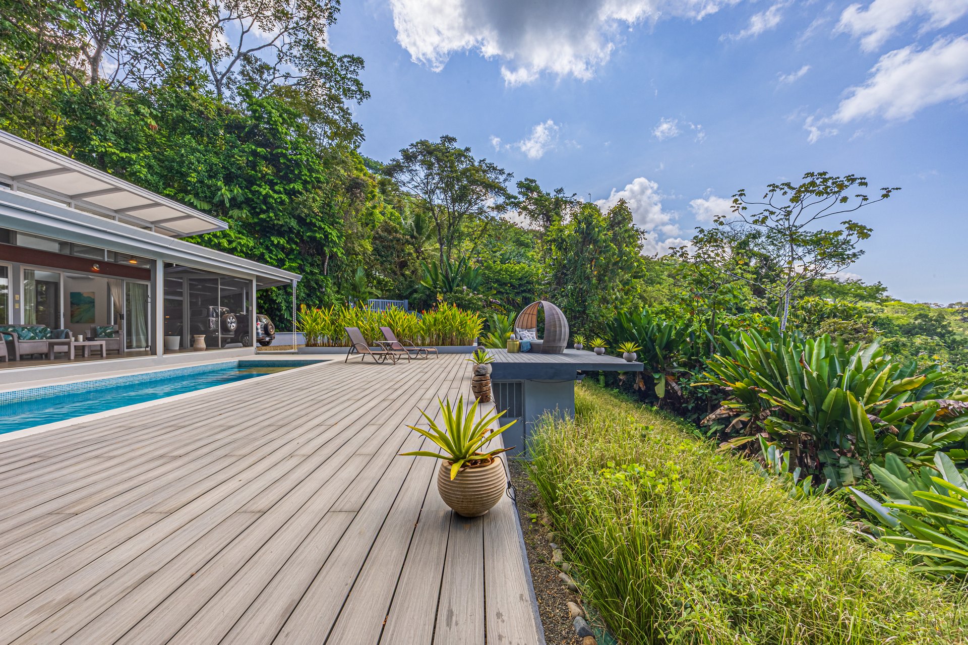 Uvita Ocean and Whale Tail View Modern Home on 3.64 Acres in Exclusive Enclave