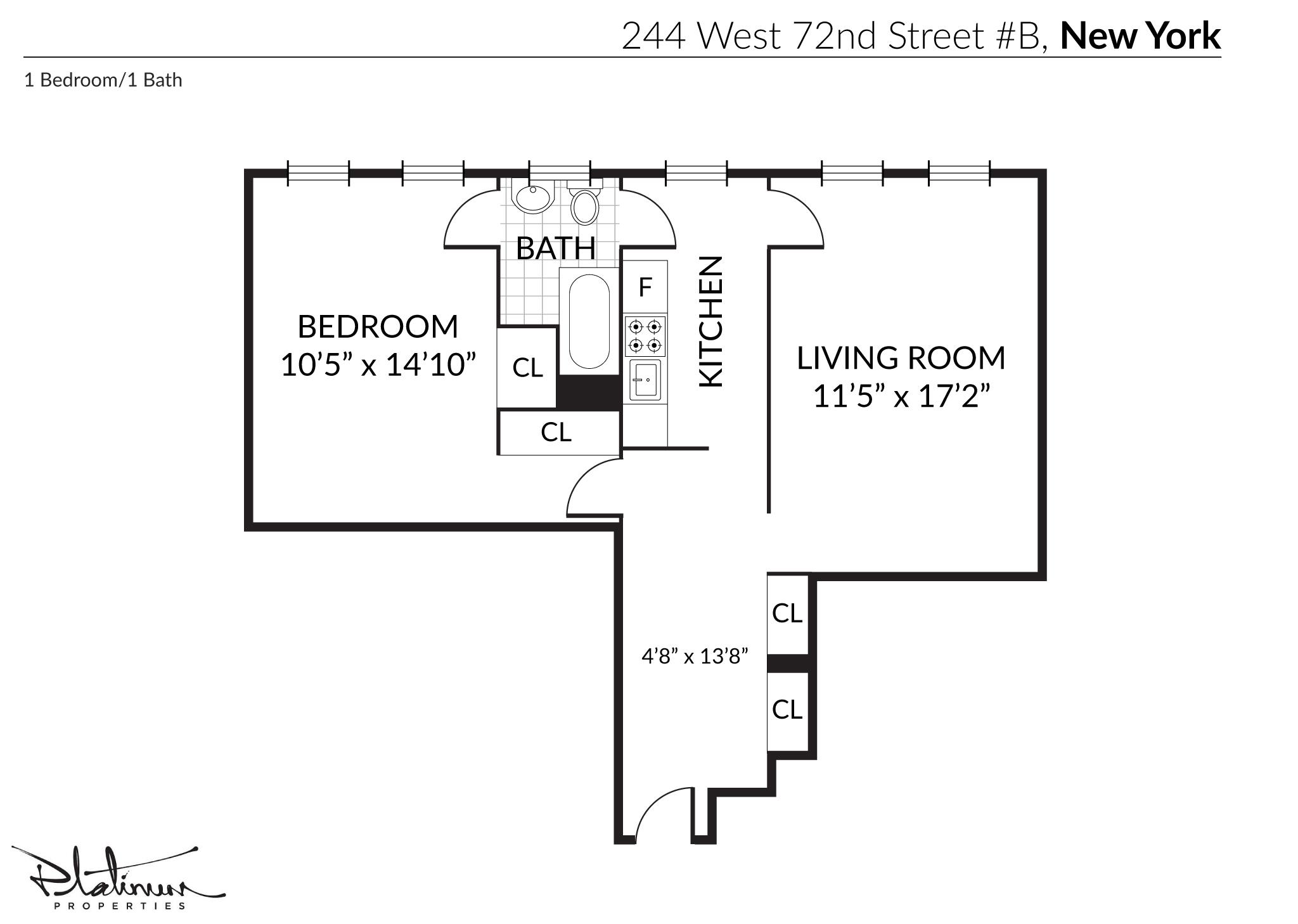 244 West 72nd Street, Apt 7-B