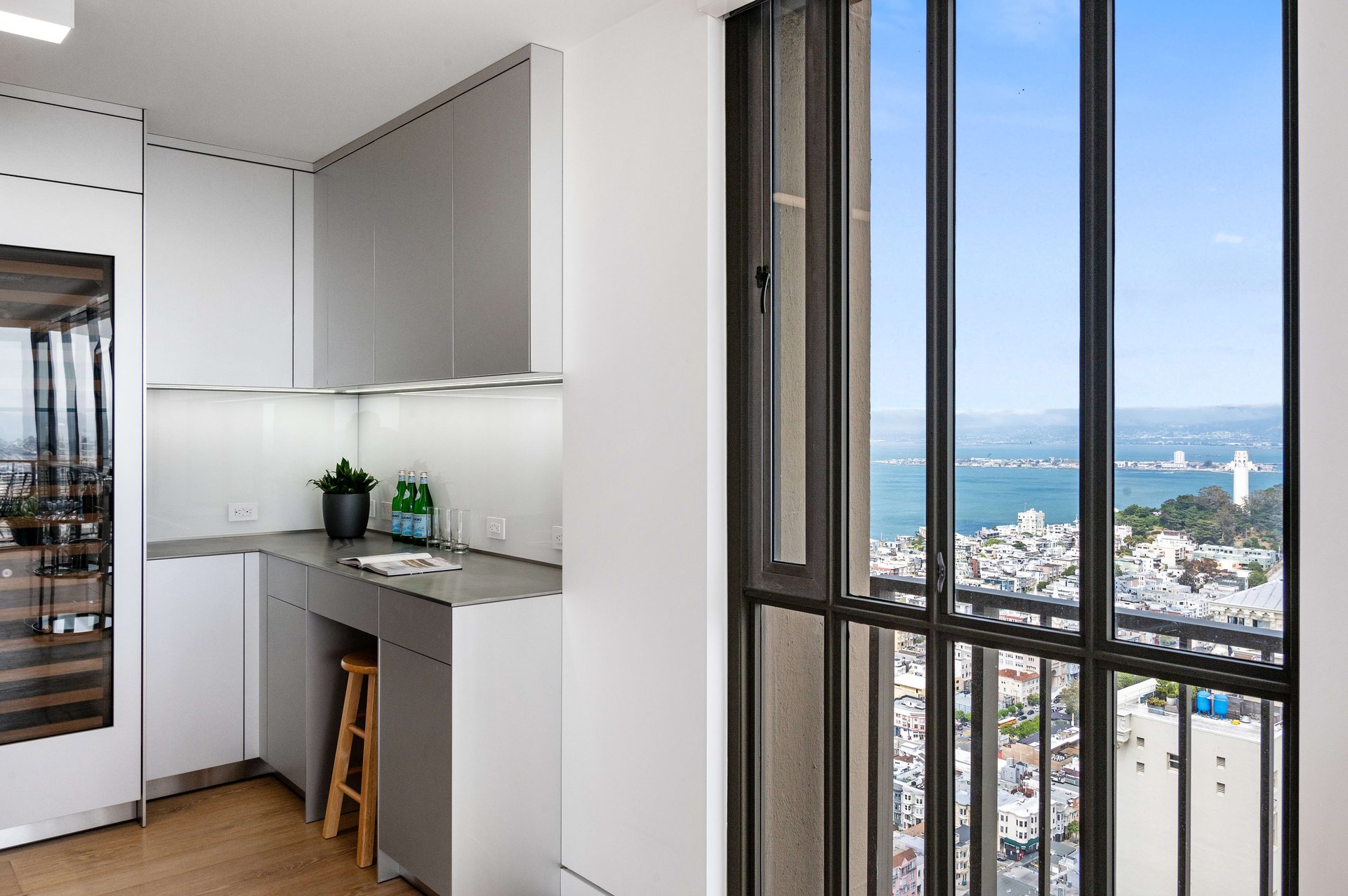Redesigned Corner Residence with Bay Views at 999 Green