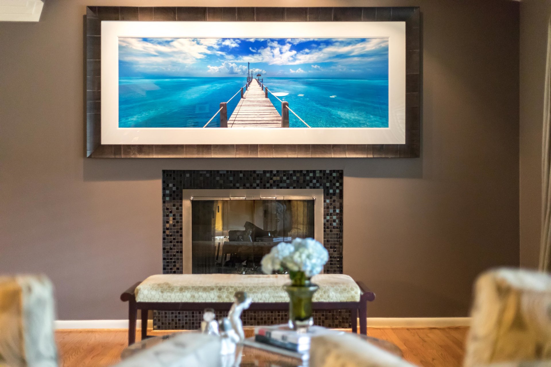 A Special Retreat on a Prized One Acre Lot With Pool and Tennis Court