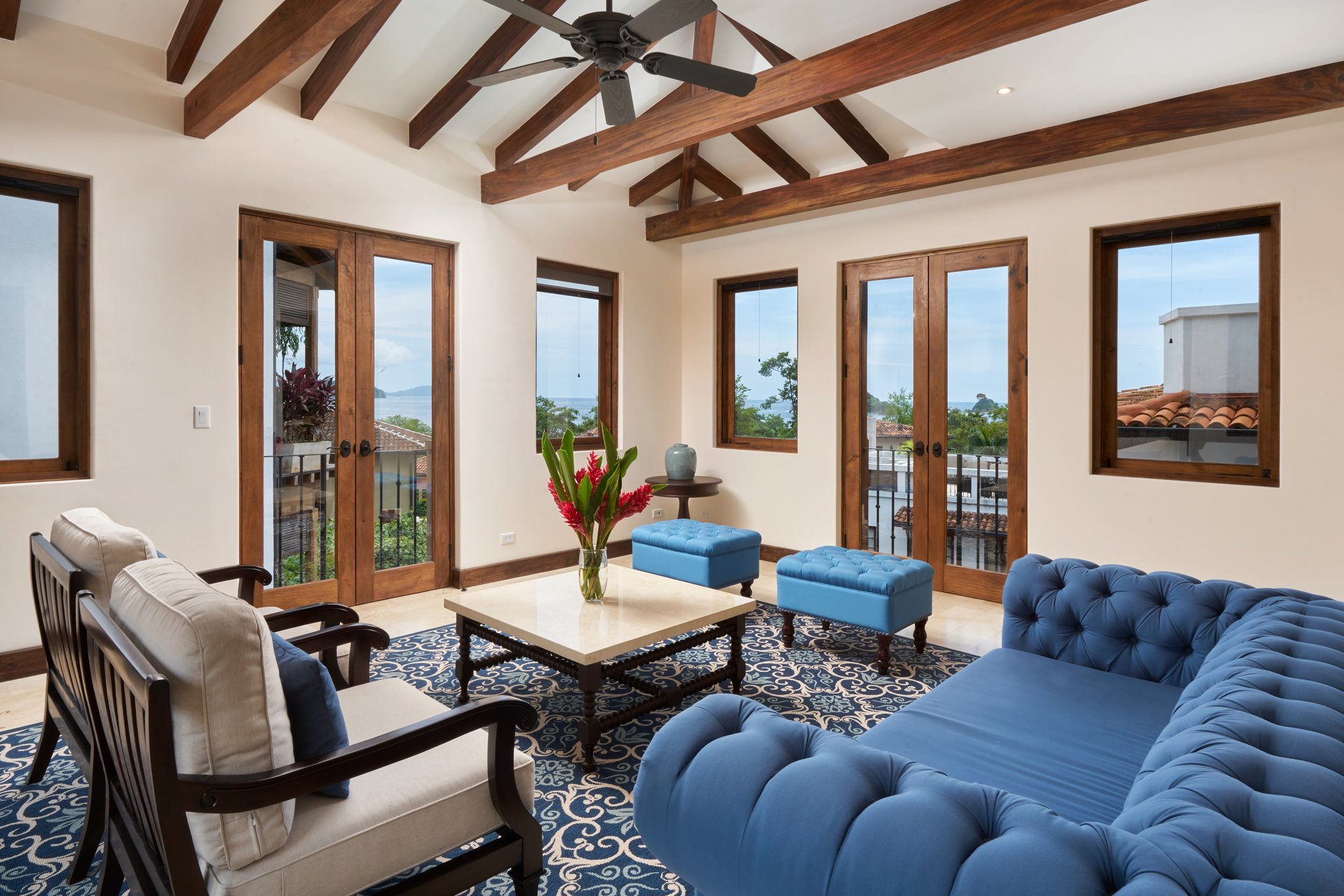 7 Calle La Ronda | Elegant 3-Story Ocean View Hillside Home in Las Catalinas