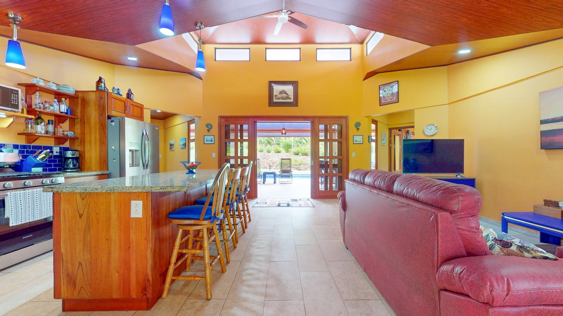 Contemporary Ojochal Retreat with Two Acres, Pool & Stream Access