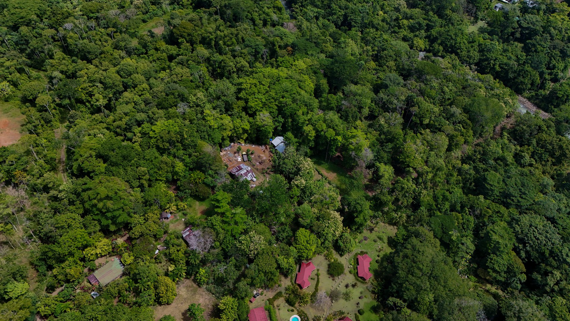 1.2- ACRE Mountain View Property with creek in  La Union Road, Uvita