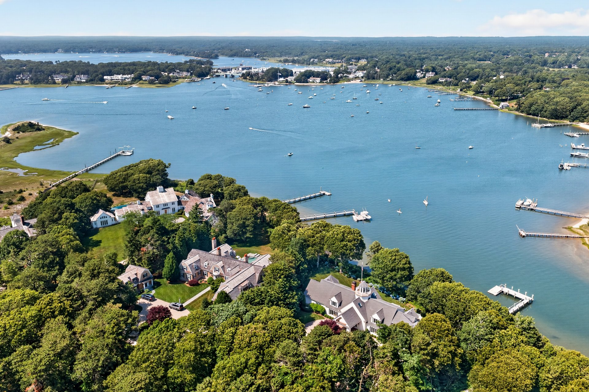 Breathtaking views over West Bay and Eel River