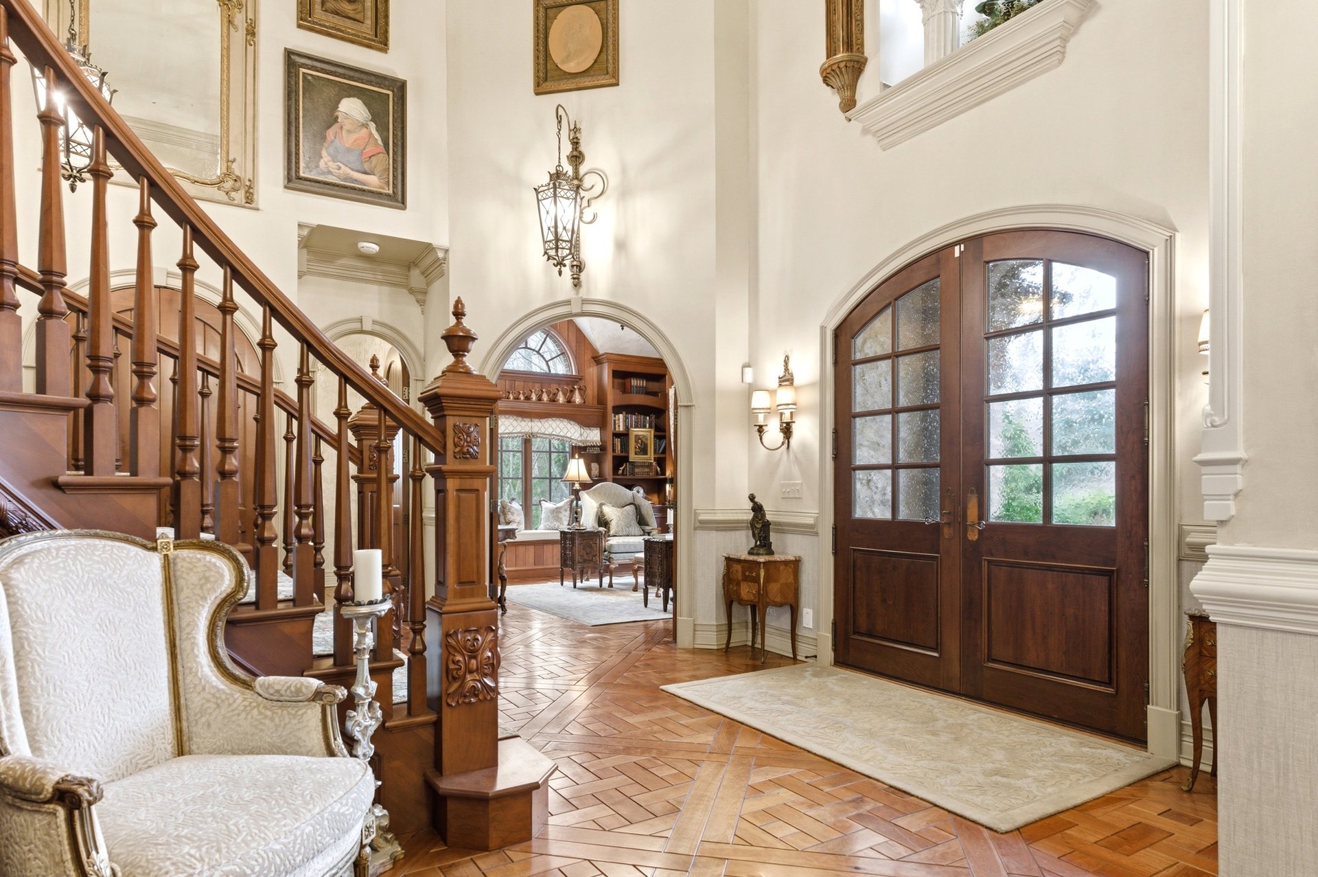 French Country Manor Home