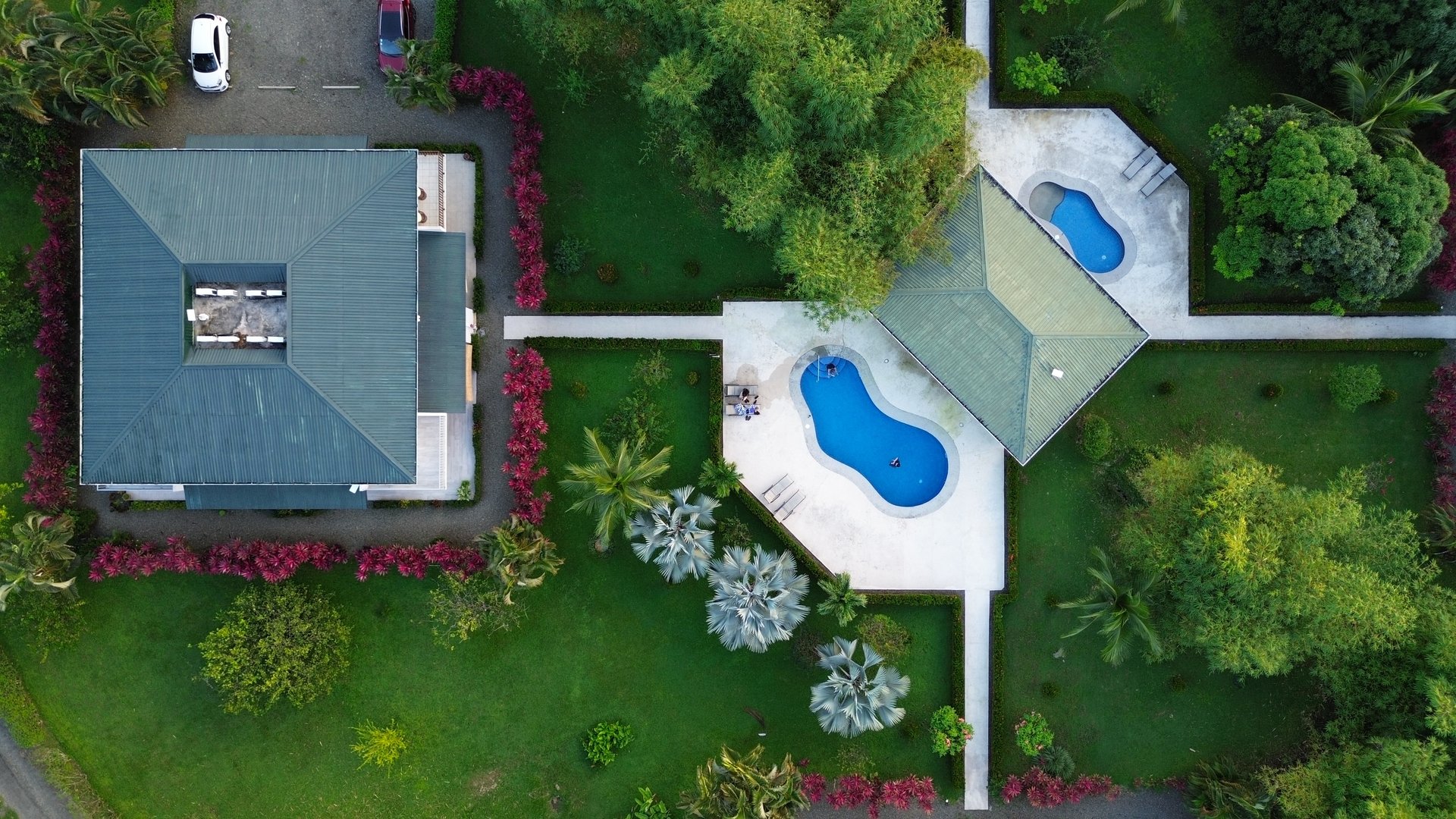Remodeled Beach-Style Villa with Lush Jungle Setting