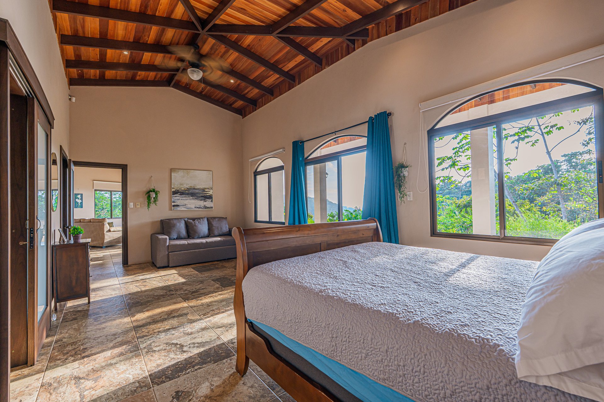 Sunset Ocean View Home on 2.6 Acres Platanillo