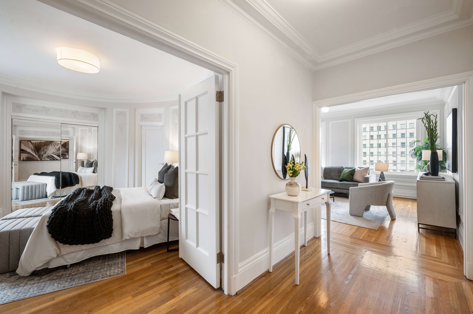 Sunny One Bedroom with Pre-War Style Downtown