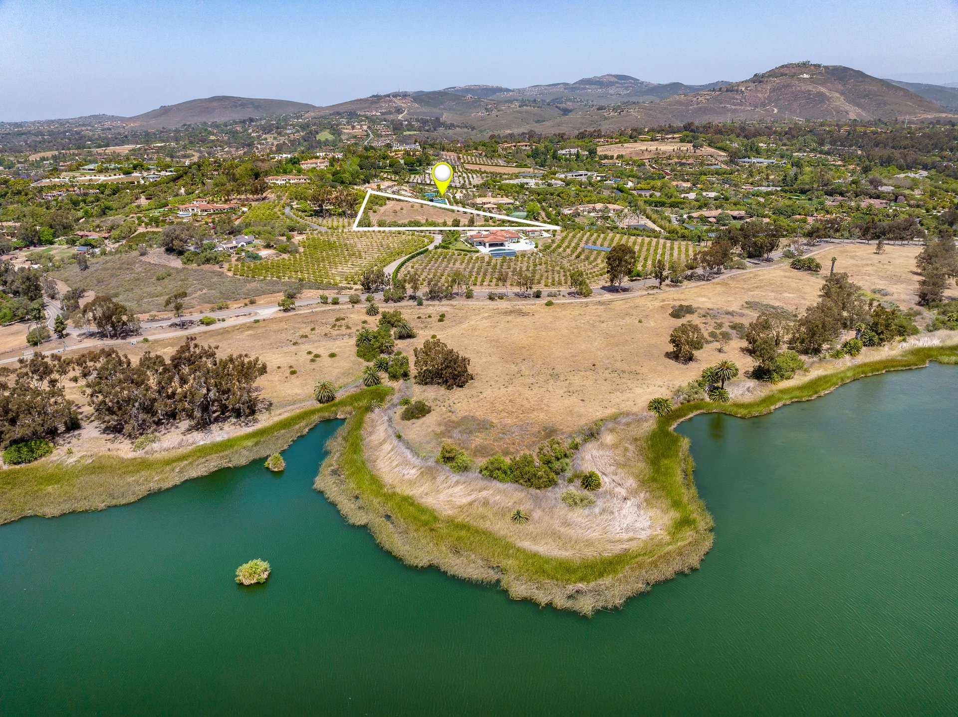 Lake near Rancho Santa Fe land for sale