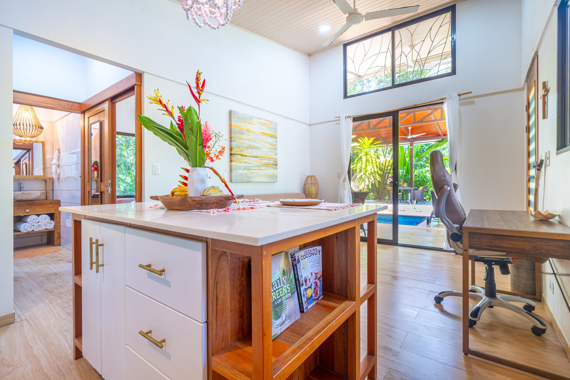 Tropical Modern Casita on ½ Acre / Saltwater Pool / Expansion Potential