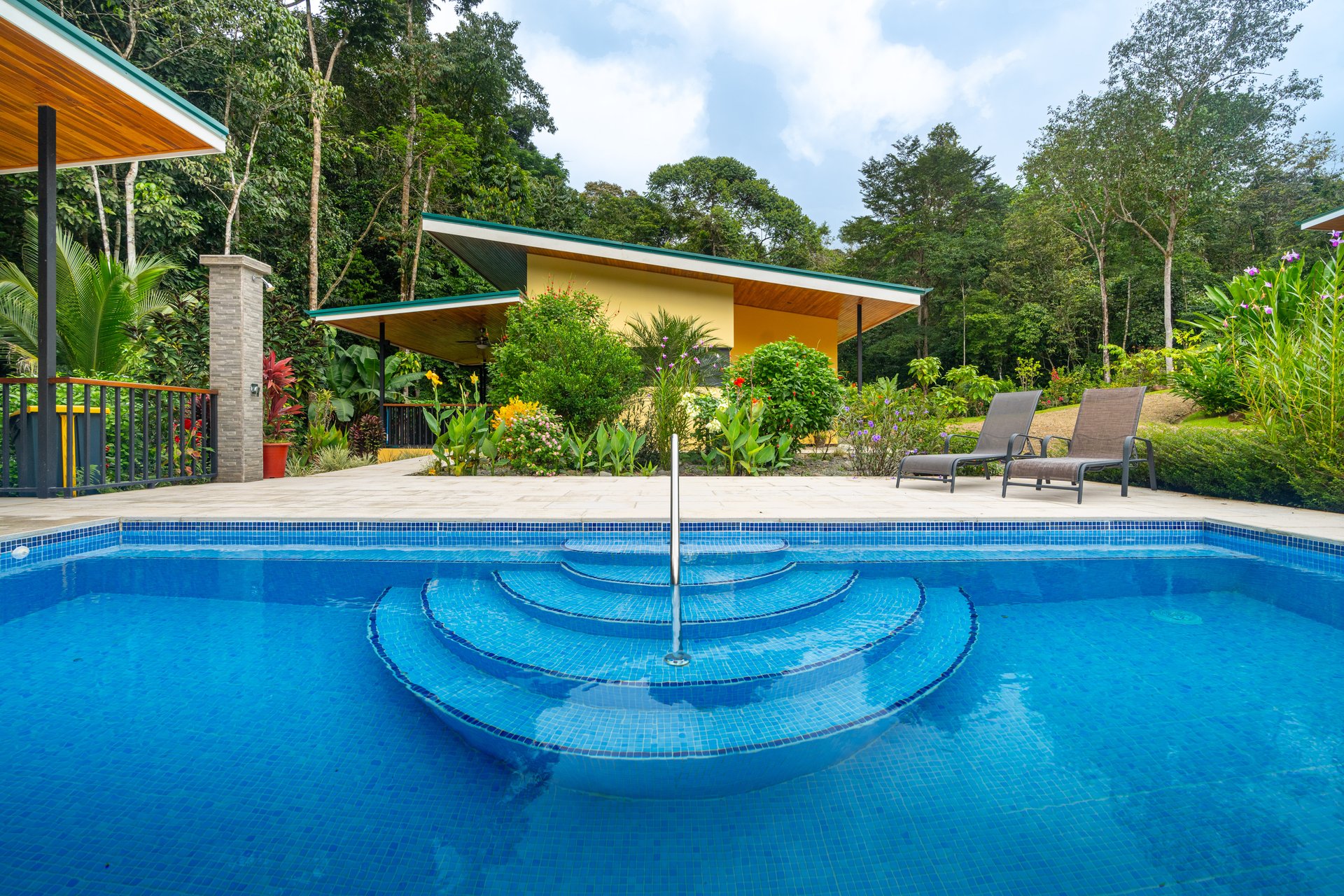Tropical Family Compound | Luxury Home, 2 Villas, River & Cascades - 2.3 Acres