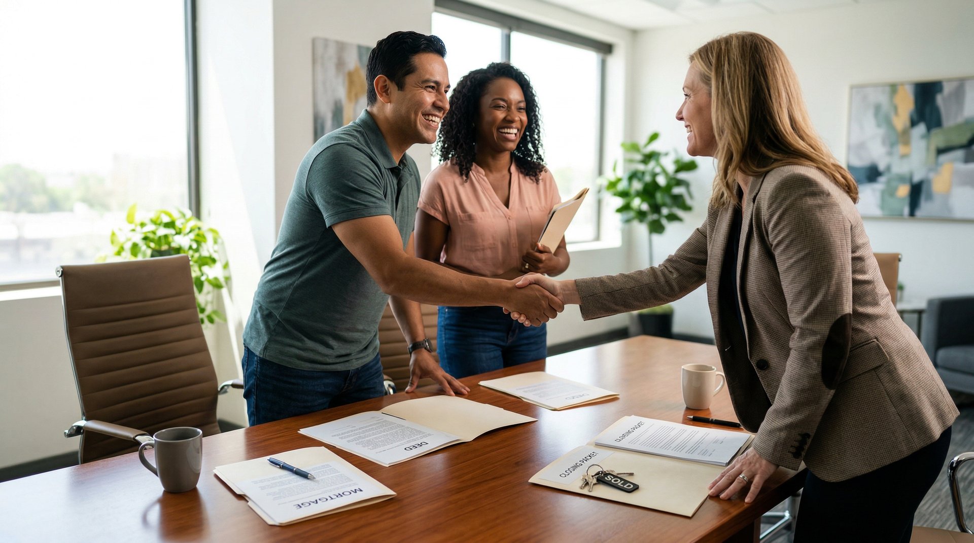 Escrow closing documents for a Central Coast home purchase