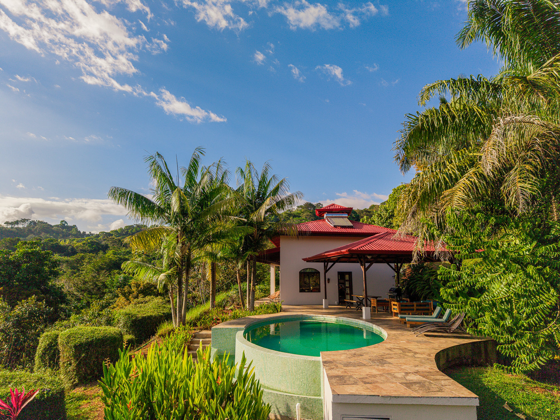 Sunset Ocean View Home on 2.6 Acres Platanillo