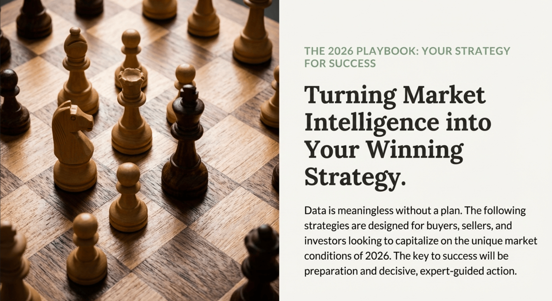 2026 Playbook: Turning Indianapolis real estate market intelligence into your winning strategy &ndash; chess board metaphor for buyer, seller, and investor preparation and decisive action in Indy's rebound year