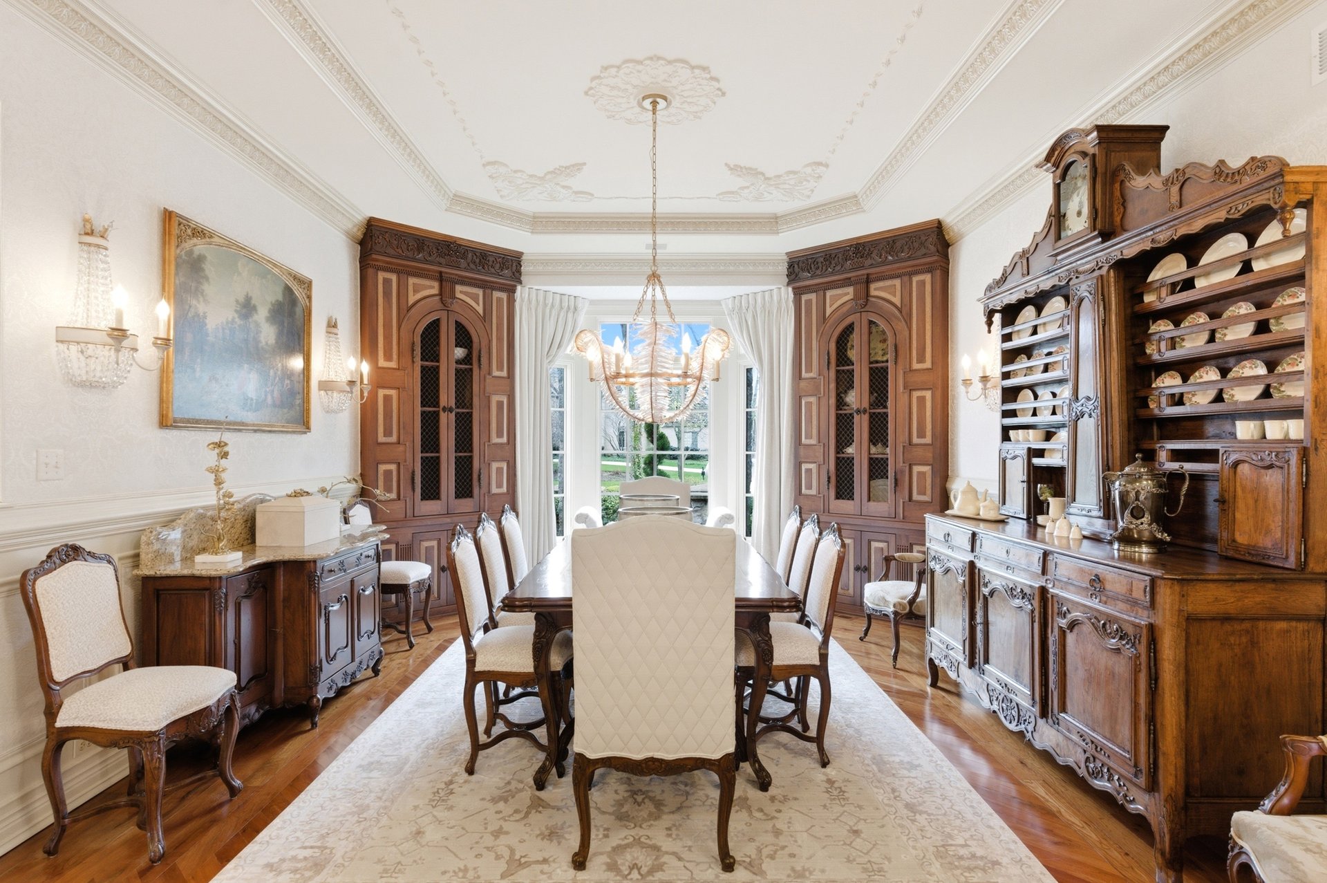 French Country Manor Home