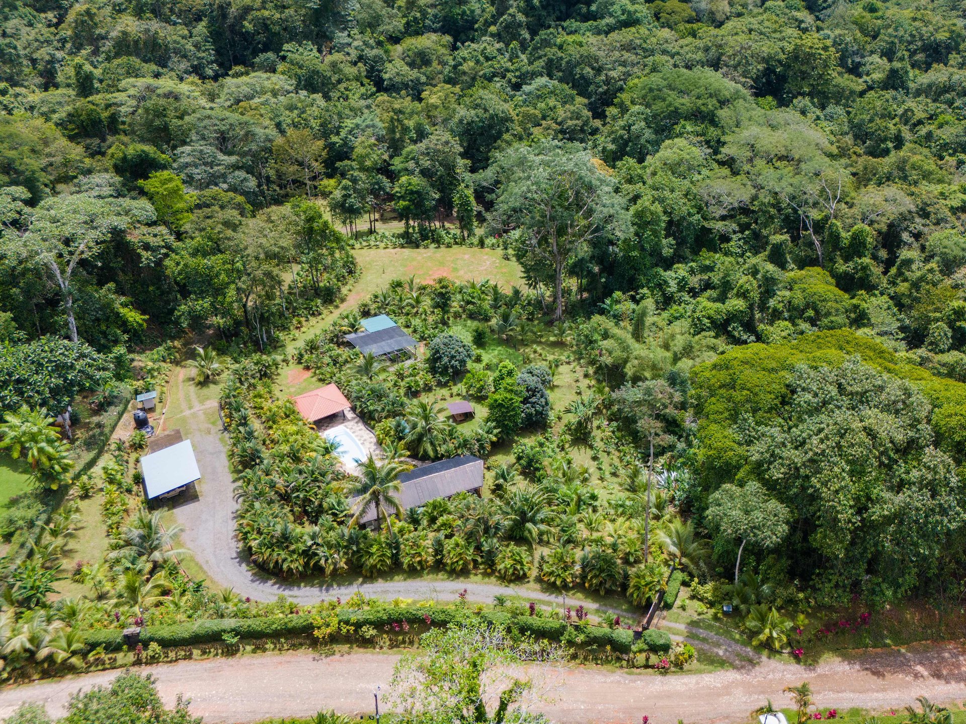 2-Bedroom Jungle Home with River, Waterfall & Pool on 3.8 Acres in Ojochal, Costa Rica