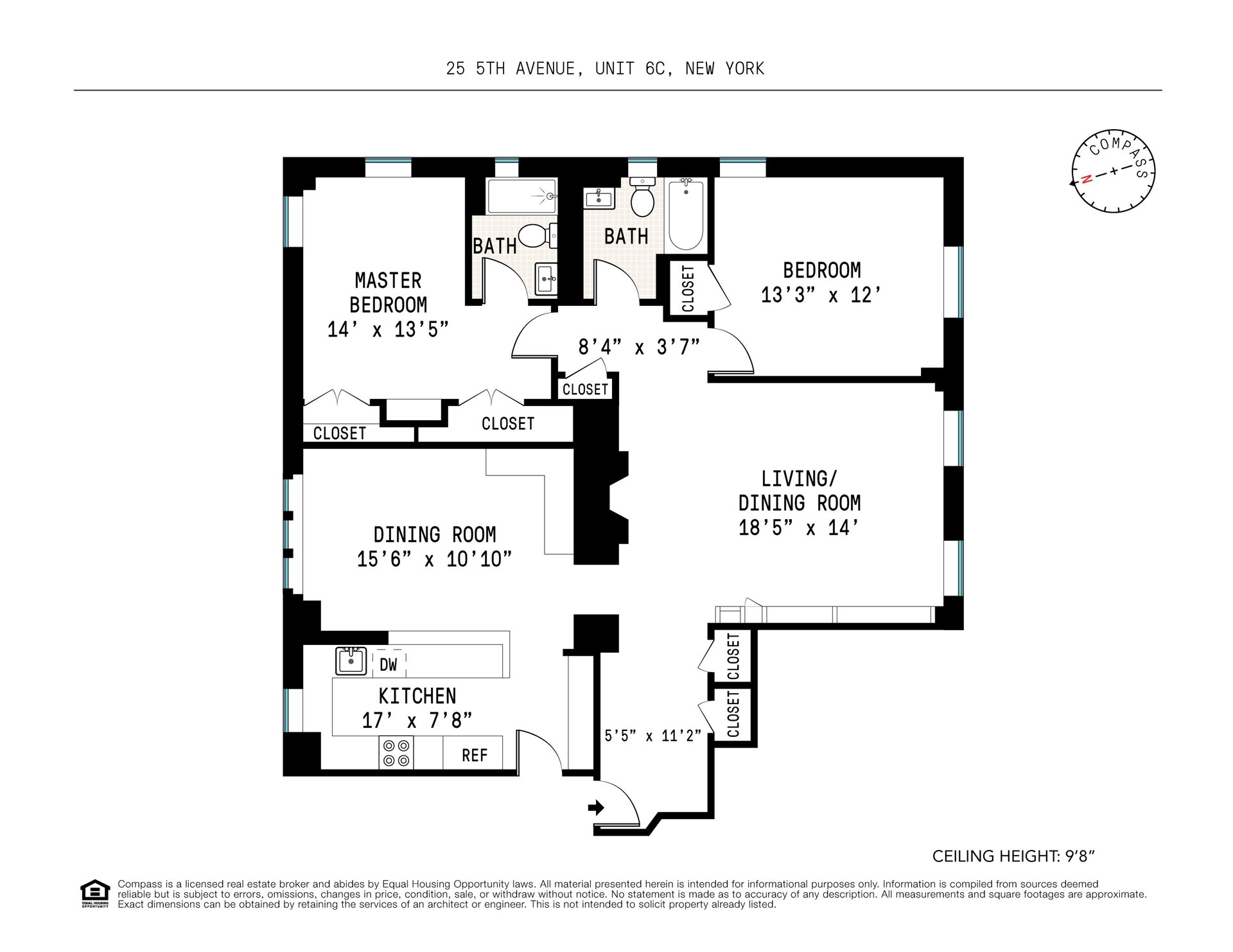 25 5th Ave, Unit 6C