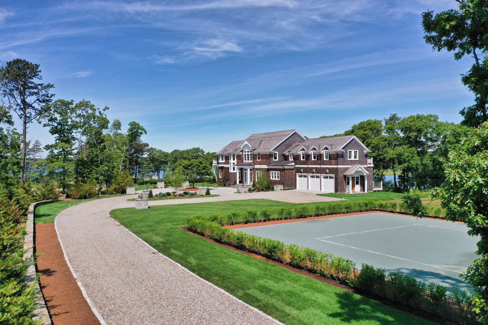Custom Popponesset Bay Waterfront Residence