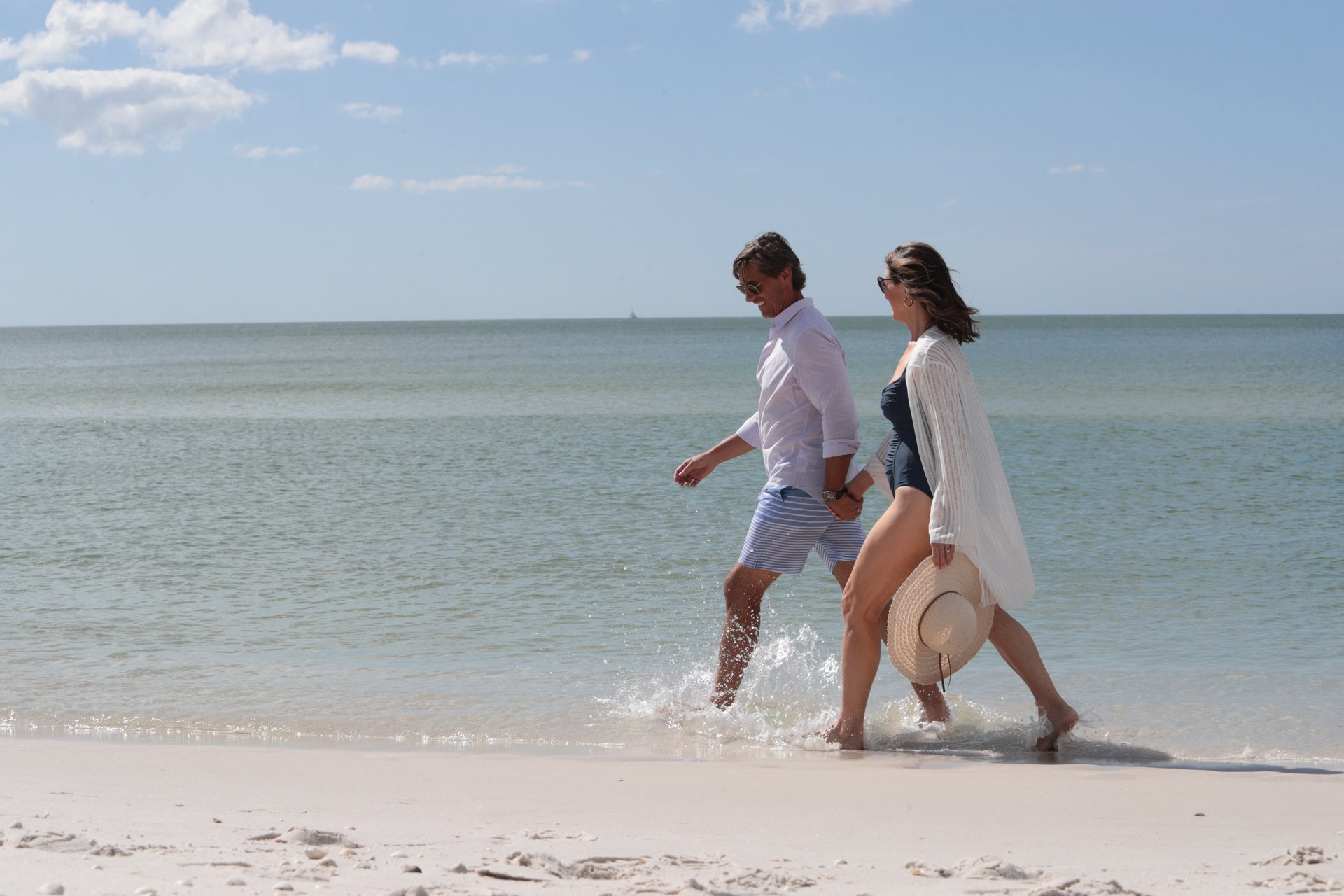 Resort-style amenities by the pool at 2020 Gulf Shore