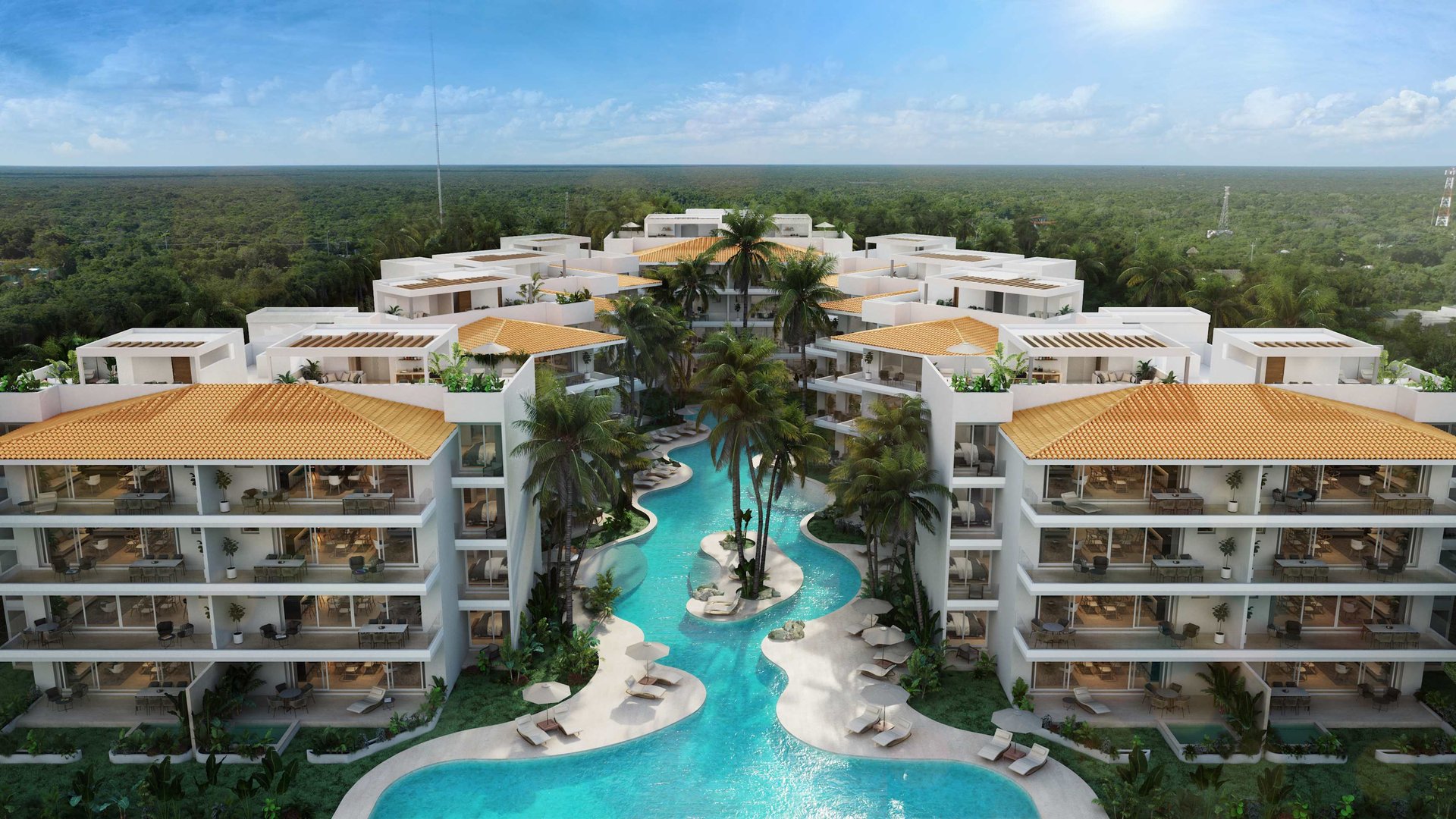 Waterfront Condo for Sale Marina community in the Mexican Caribbean Puerto Aventuras