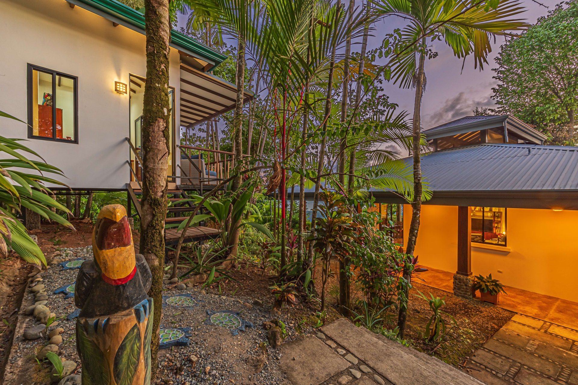 Dramatic Whale's Tail Ocean View 2 Bedroom Home Plus Guest House in Uvita!!