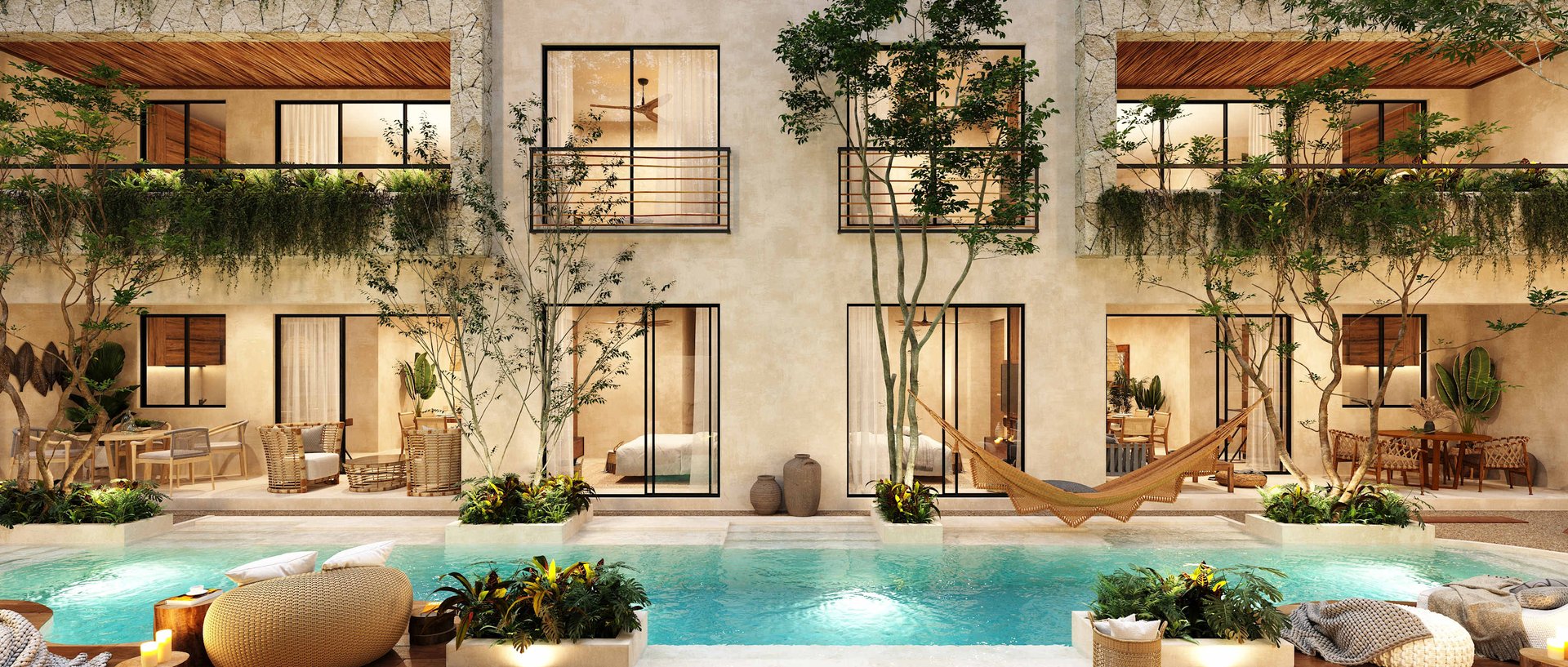  Beautiful 3 Bedroom apartment for Sale in the heart of Tulum