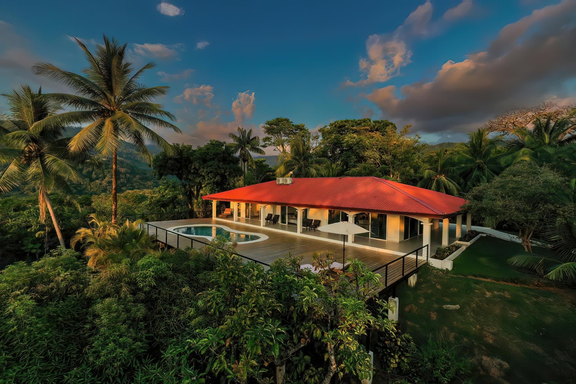 Gorgeous Hacienda-Style Home in Uvita with Ocean Views & in a Fantastic Location!!