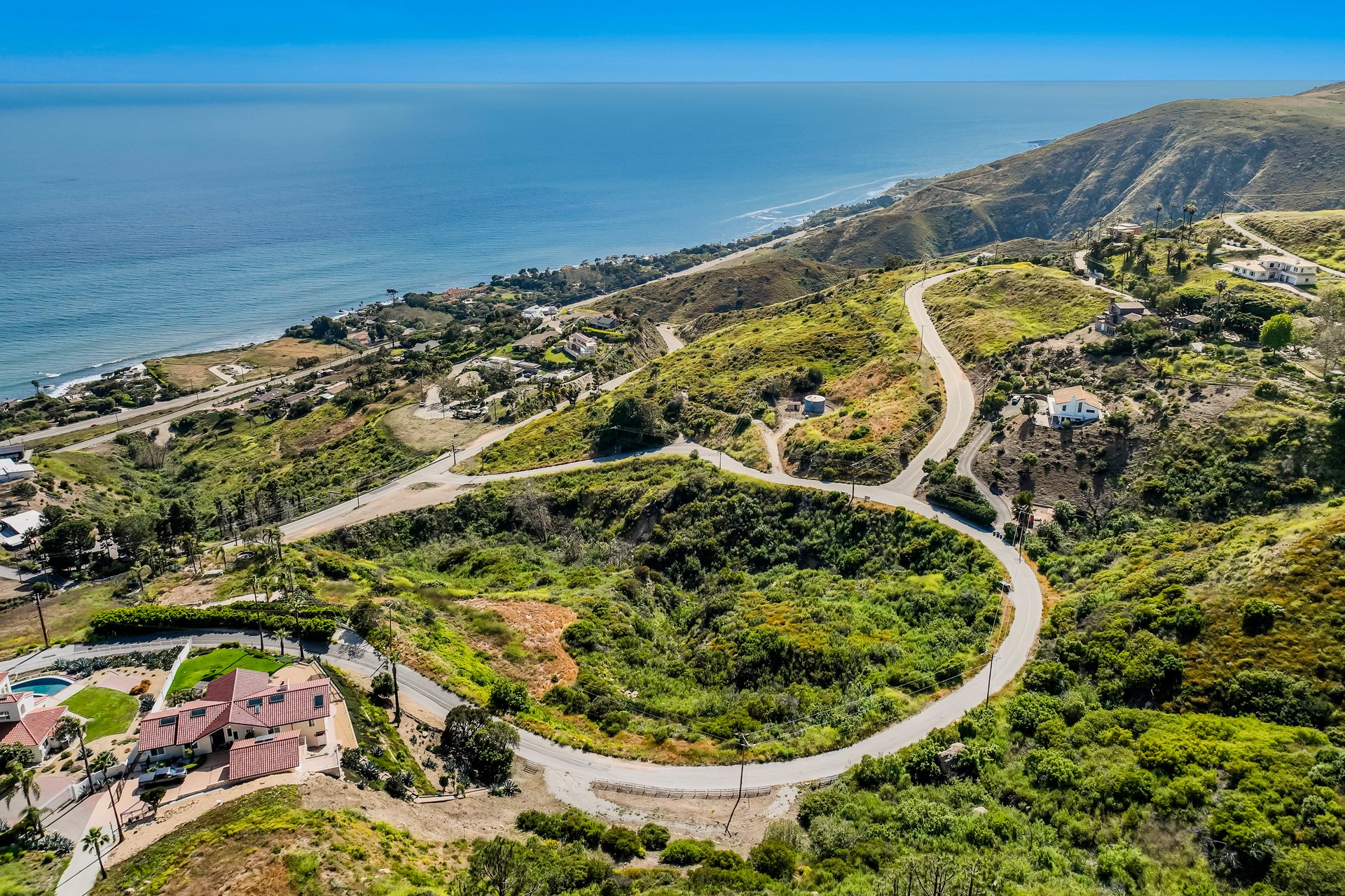 Ocean View Lot on the Pristine Western End of Malibu