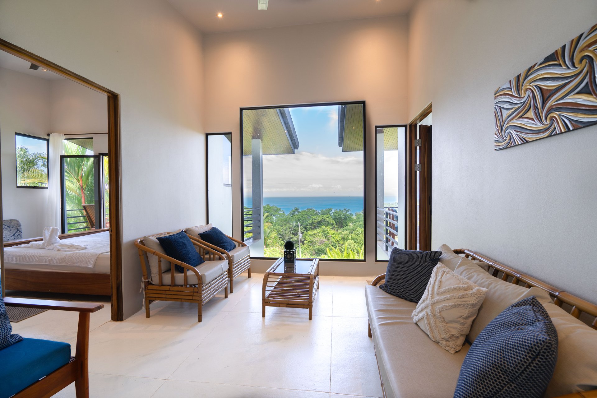 Stylish 4 bedroom home in the popular Dominicalito community, 7 minutes to the beach