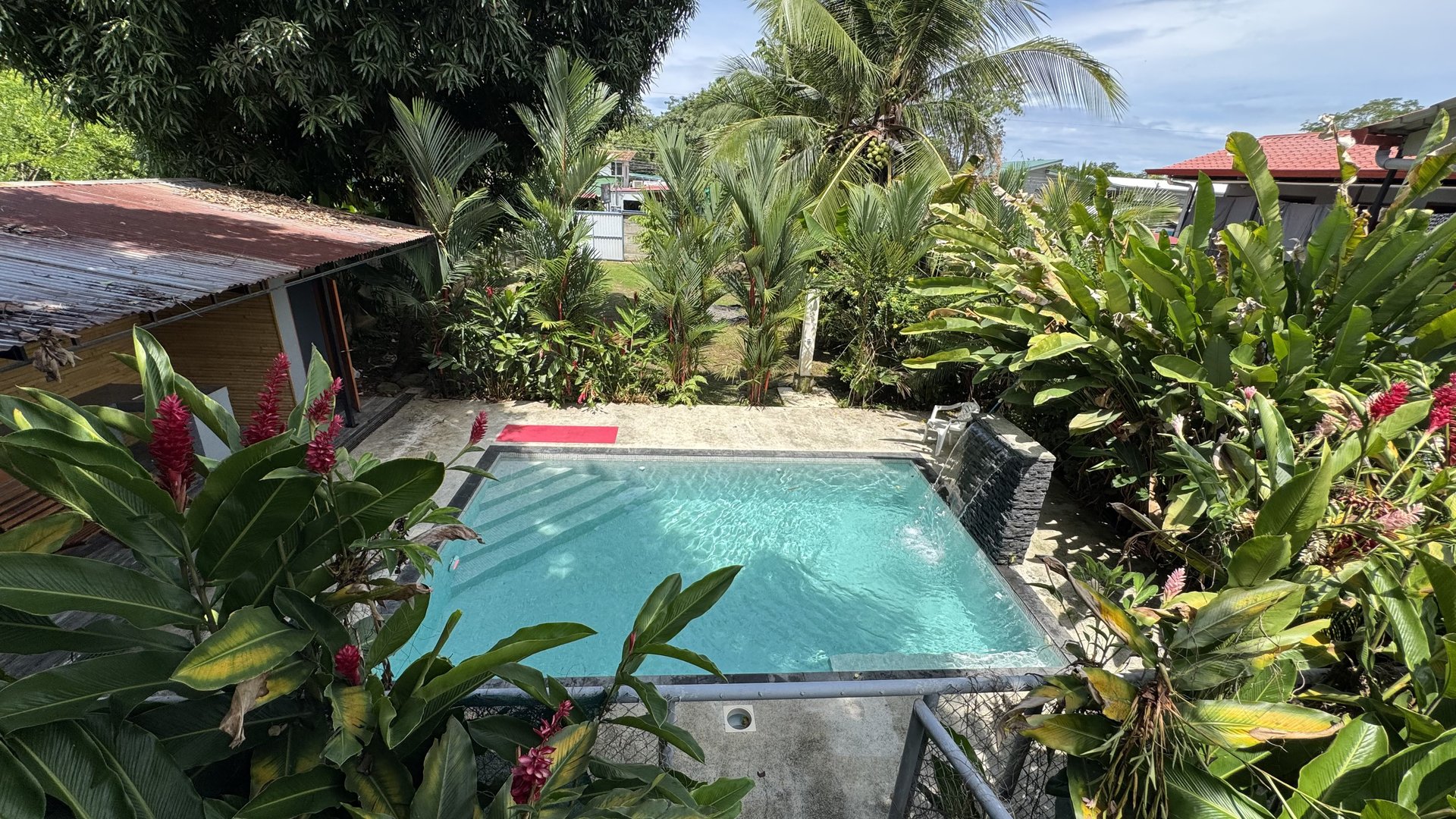 2 Commercial Property in the Heart of Uvita with an existing Home.  