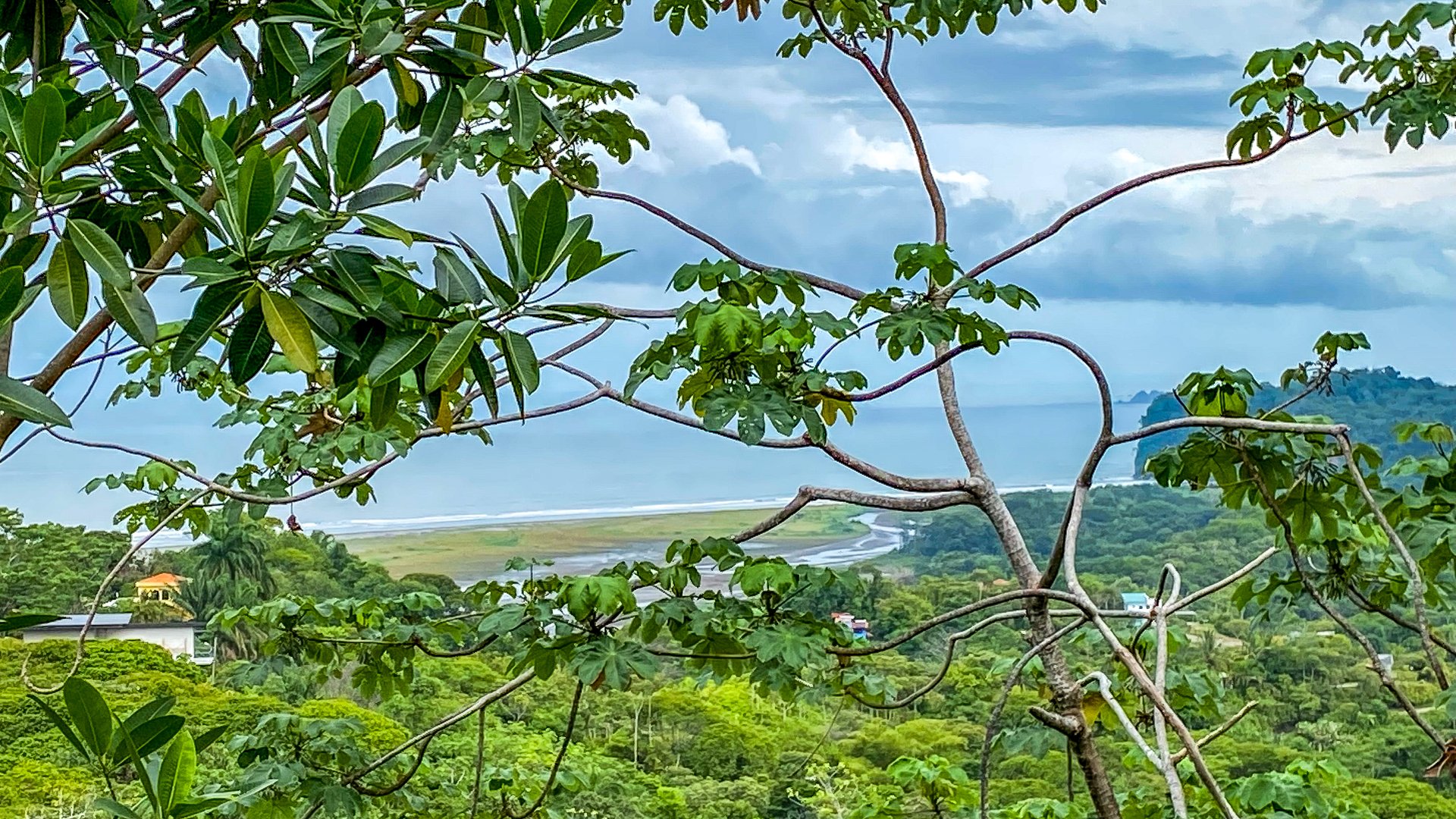 Ocean View Home for Sale in Ojochal with Pool & Jungle Views