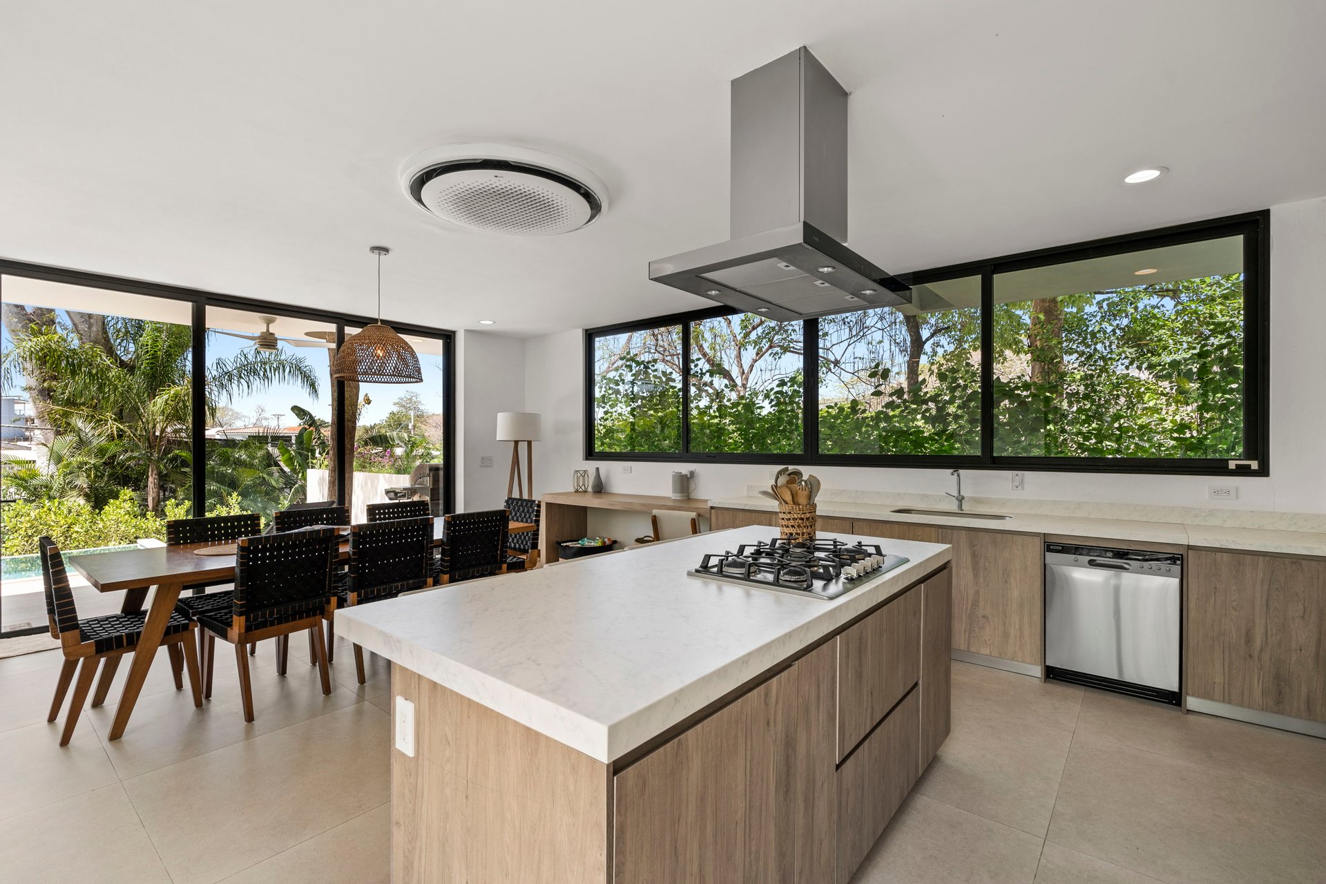 Grande Salvaje Estate (house 1 & 2) | 2 Modern homes, just steps to the famous surf break in Playa Grande!