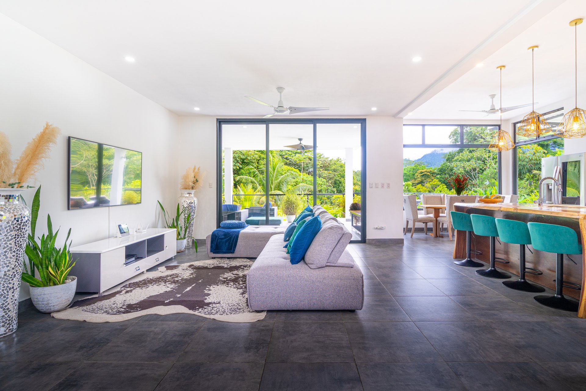 Modern 4-Bedroom Family Sanctuary with Infinity Pool, Edible Forest Garden - Exclusive Gated Ojochal Community 