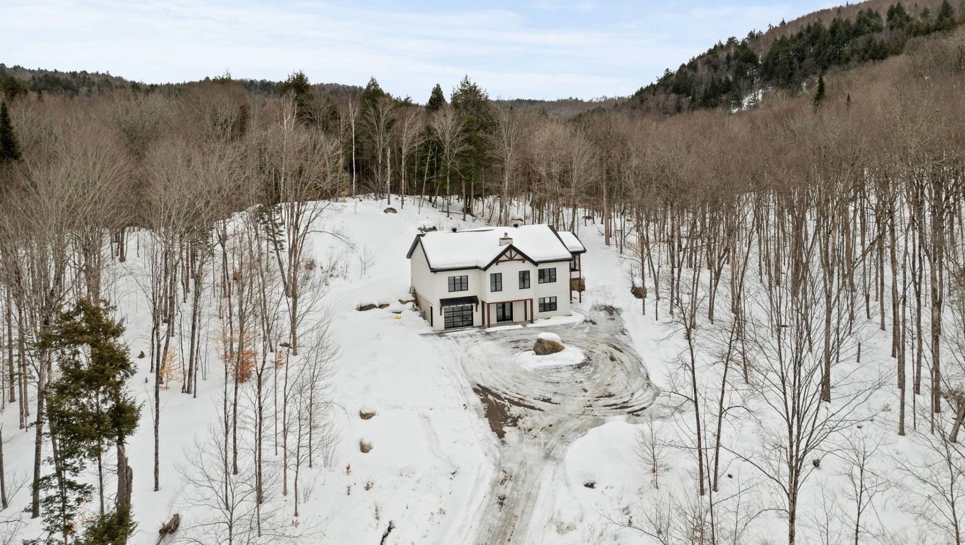 Contemporary Retreat Between Sky and Forest
