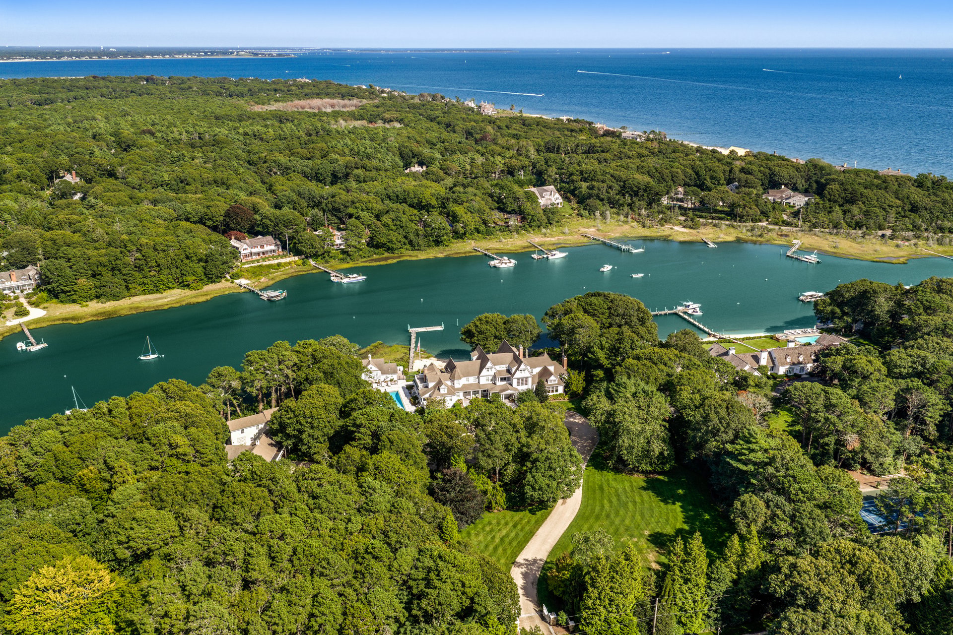 Landmark Waterfront Estate in Osterville