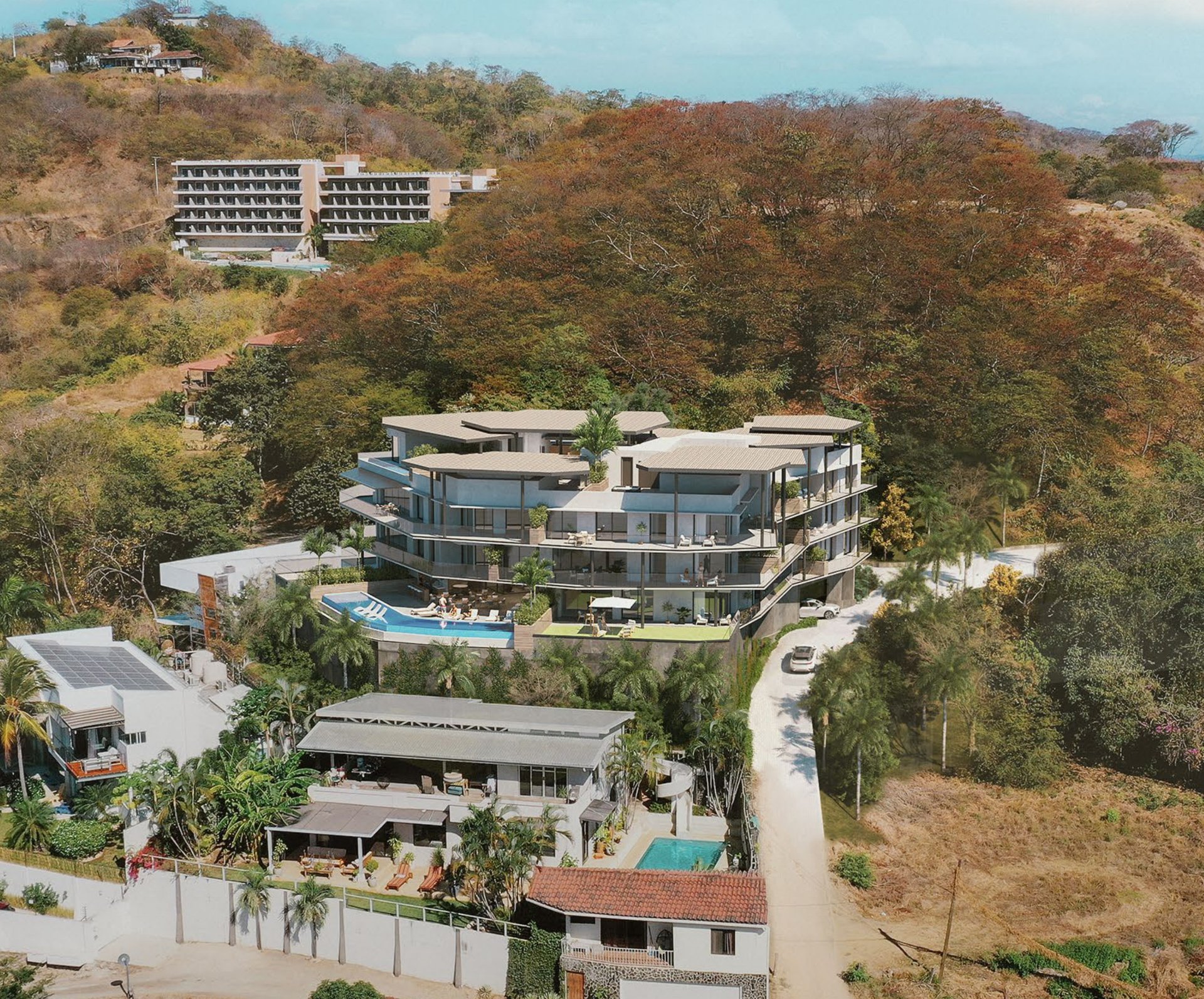Tamarindo 360, Unit 202 | Luxury Ocean-View Condo with Sunset Terrace, Pool & Prime Location