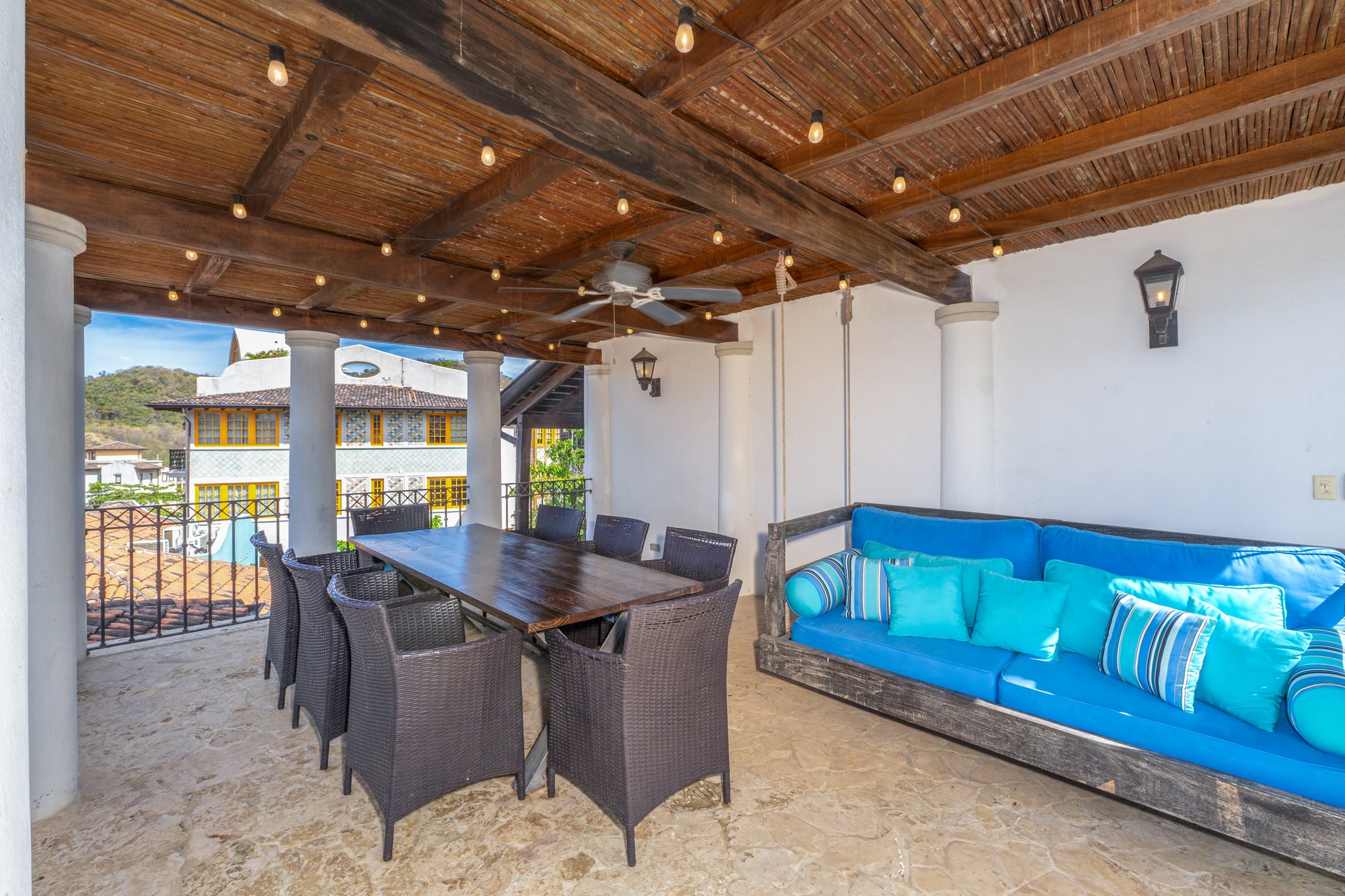 36 Plaza Carlota | Elegant Rooftop Flat with Ocean & Mountain Views in Downtown Las Catalinas