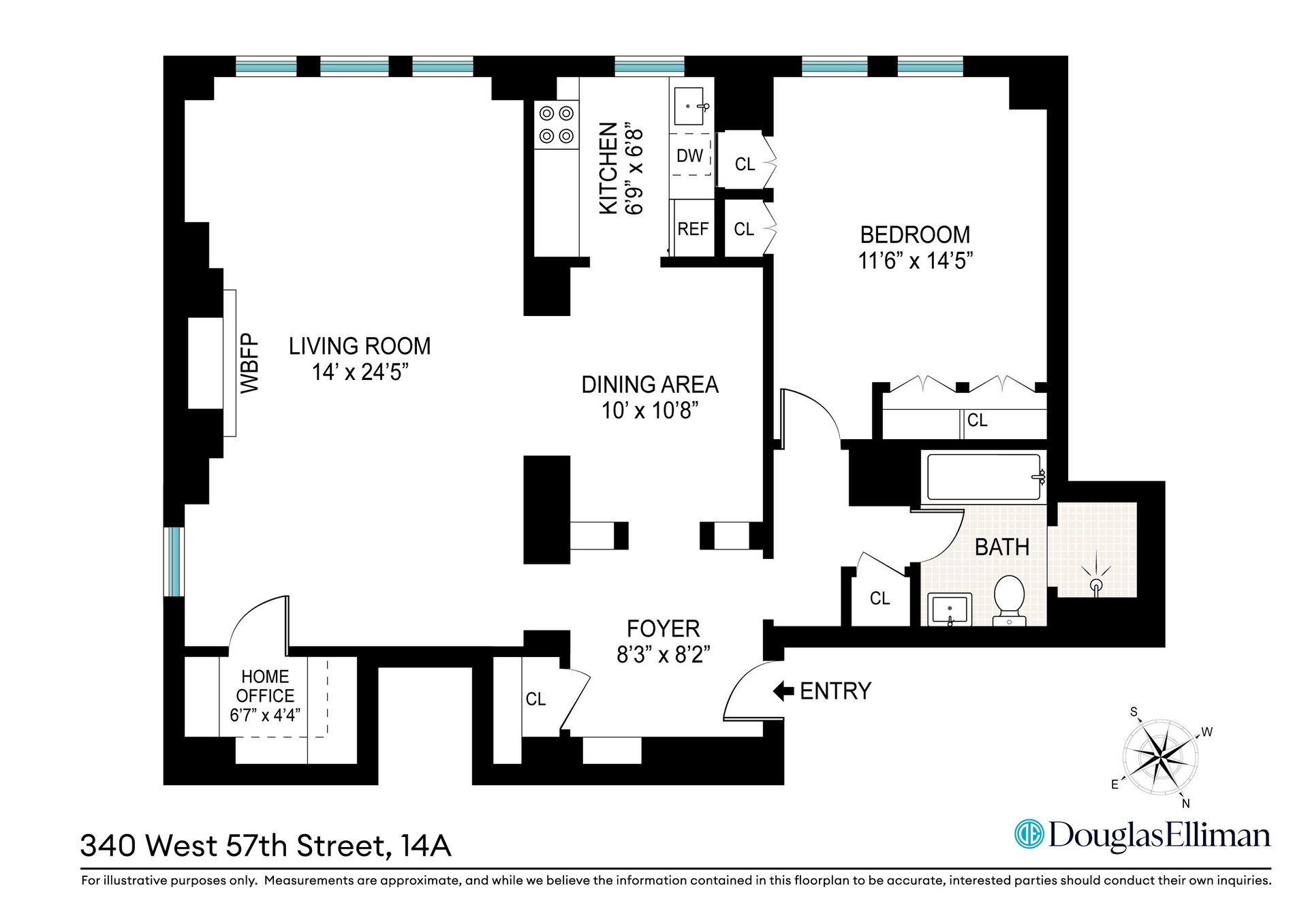 340 West 57th Street, #14A