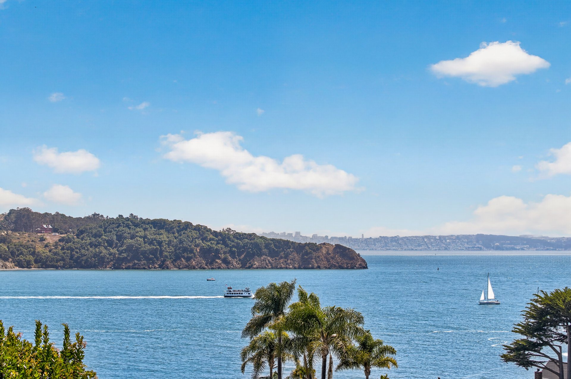 Picturesque Views of the Bay and Angel Island